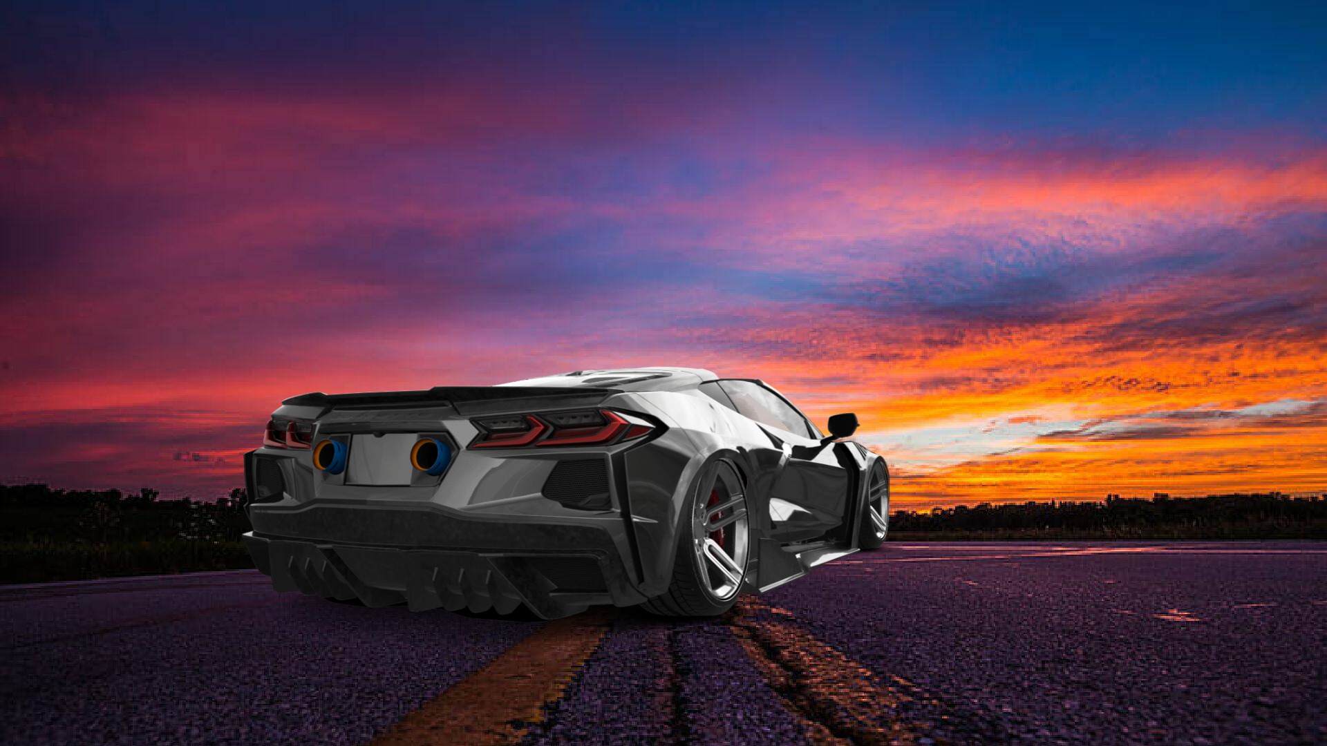 Chevrolet Corvette 2 door targa top 2020 Images