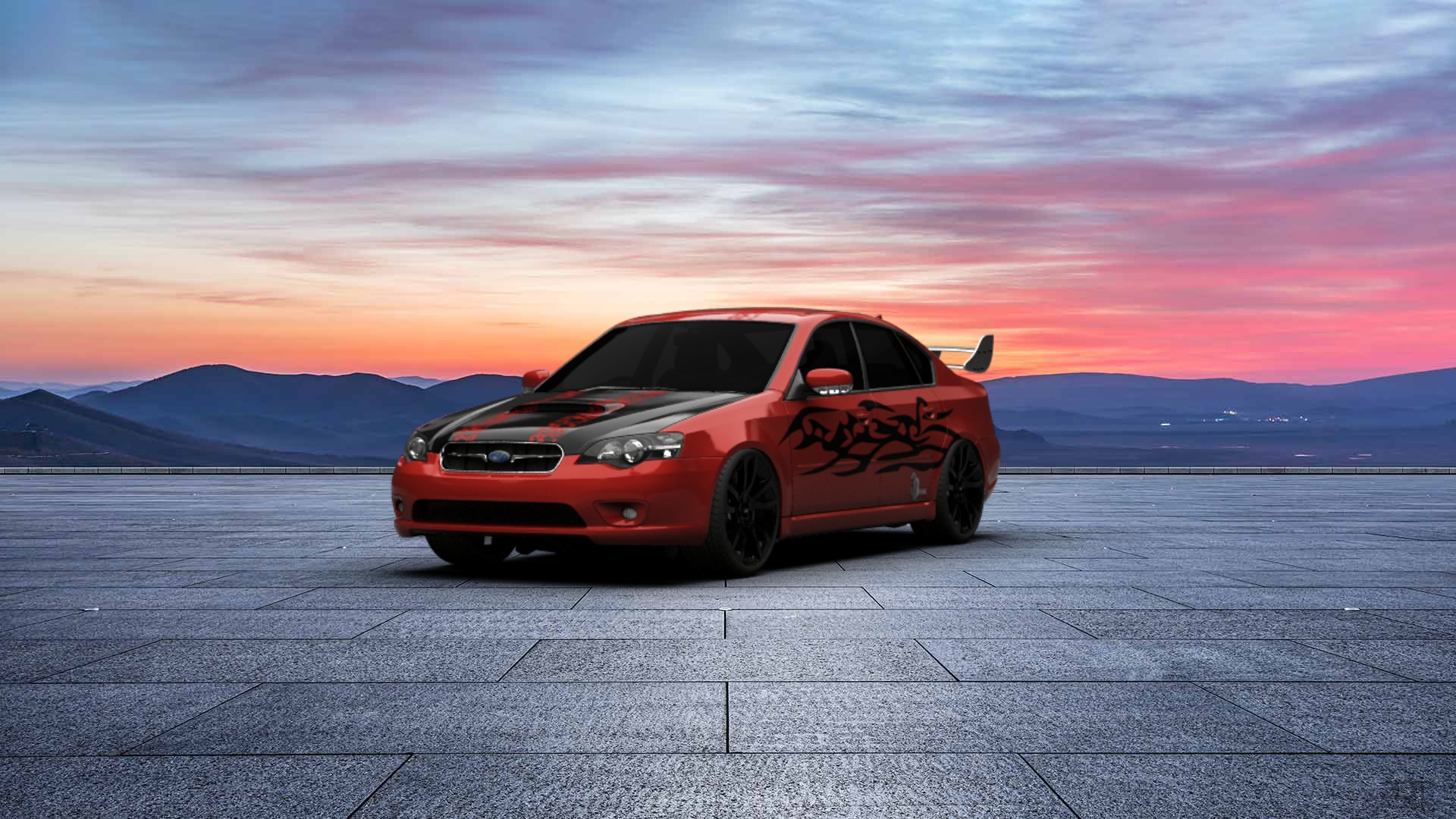 Subaru Legacy sedan 2002 tuning