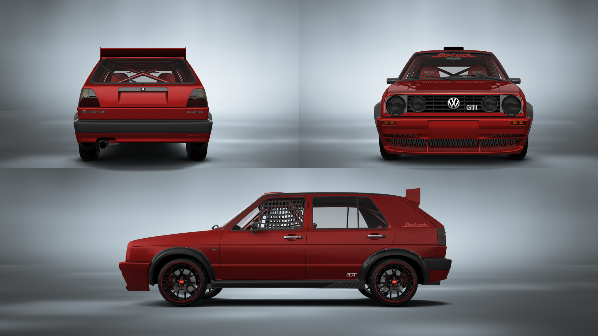 Tuning Volkswagen Golf Mk2 5 Door Hatchback 1983