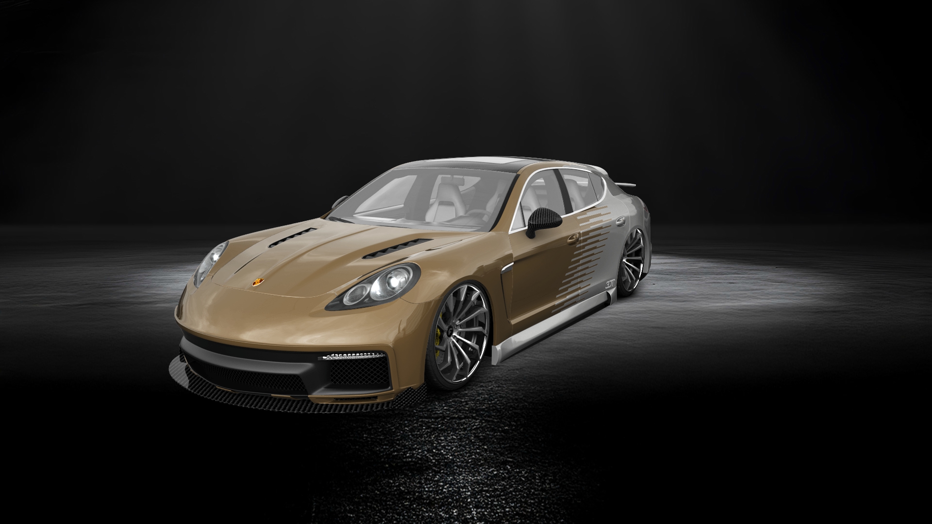 Porsche Panamera 4 door fastback saloon 2011