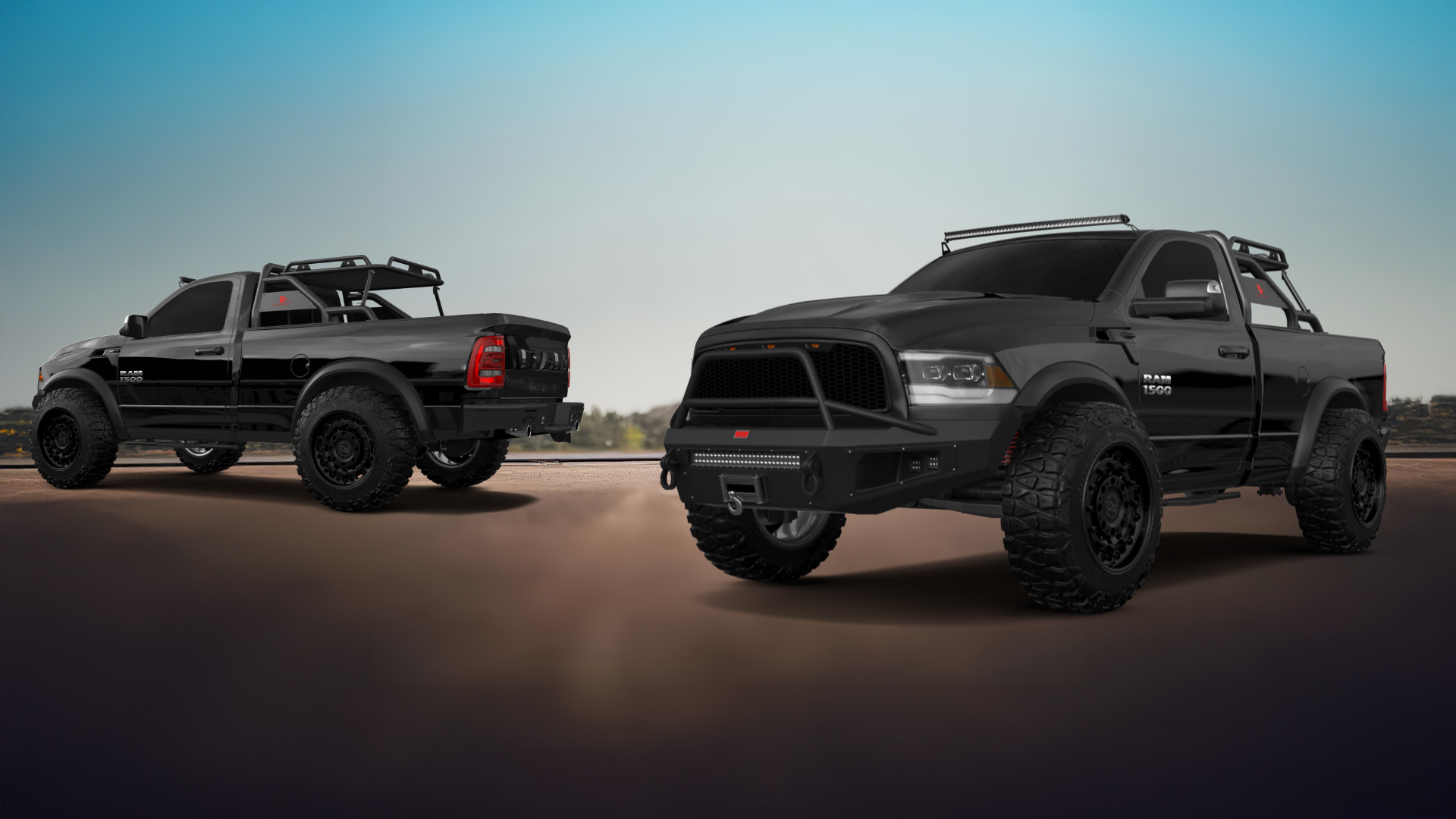 Dodge Ram 1500 6.4' box Regular Cab 2 Door pickup truck 2009 tuning