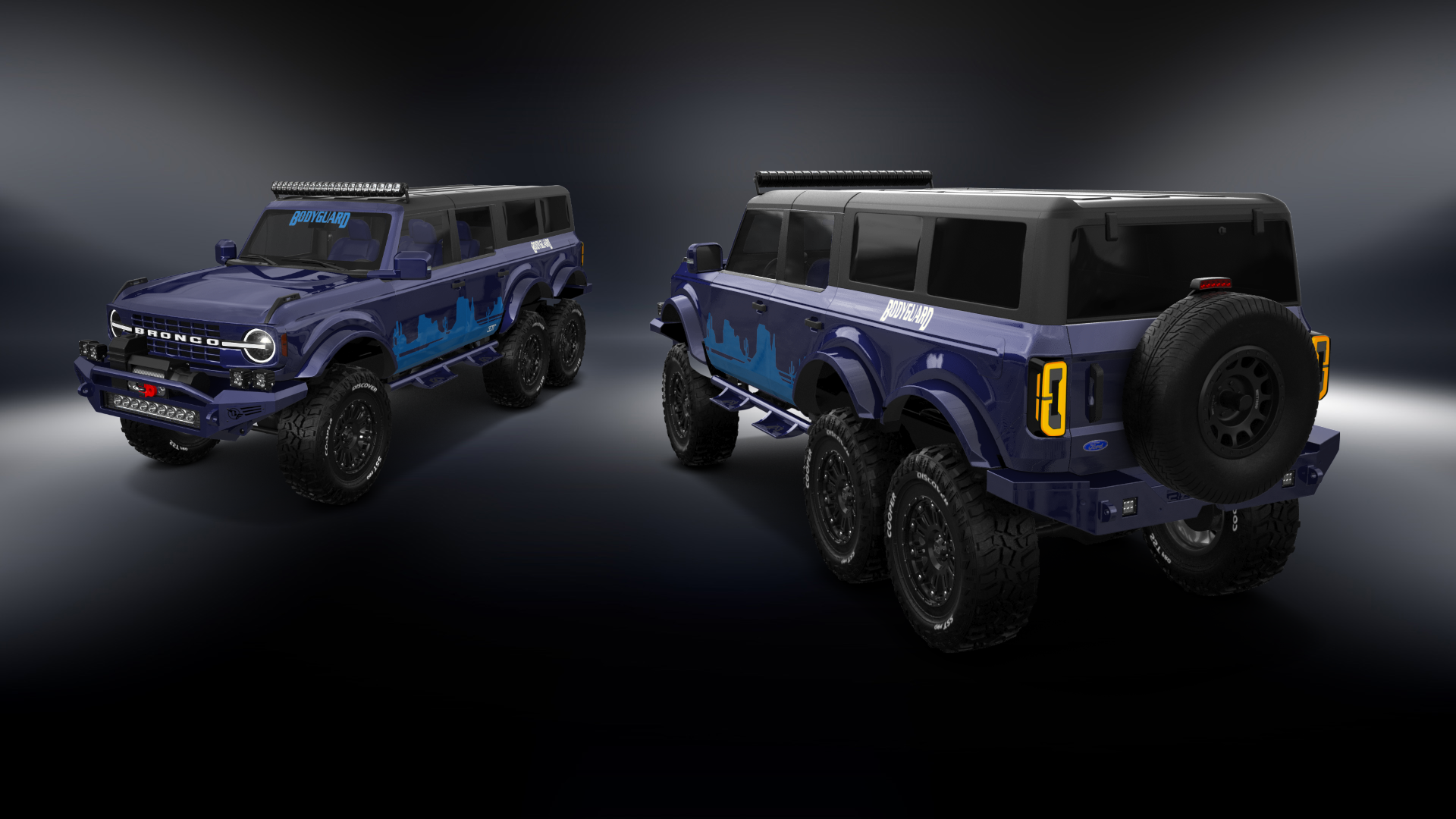 Ford Bronco 6X6 4 Door pickup truck 2021 tuning