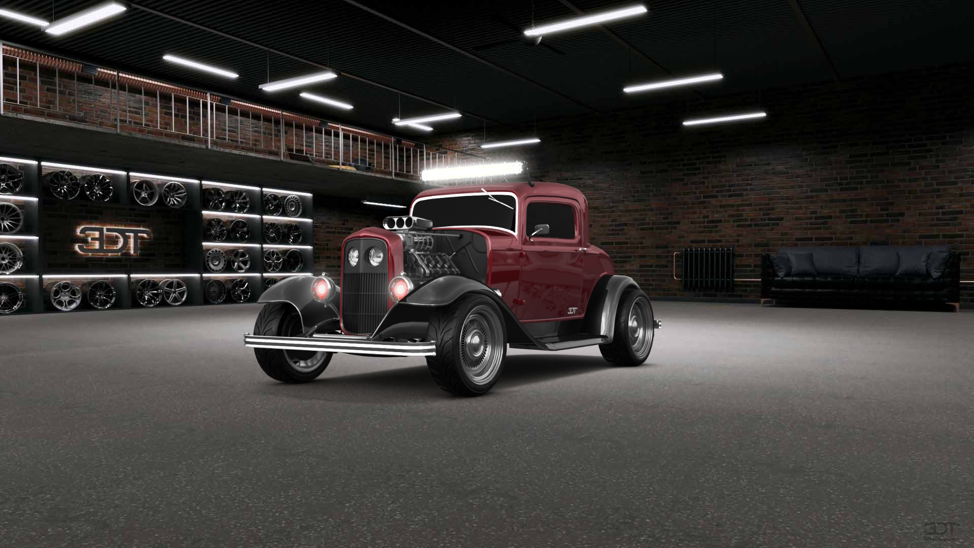 Ford Model B Deluxe 2 Door Coupe 1932