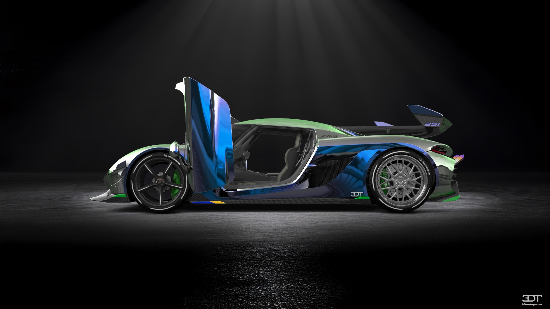 Koenigsegg Jesko 2 door targa top 2020