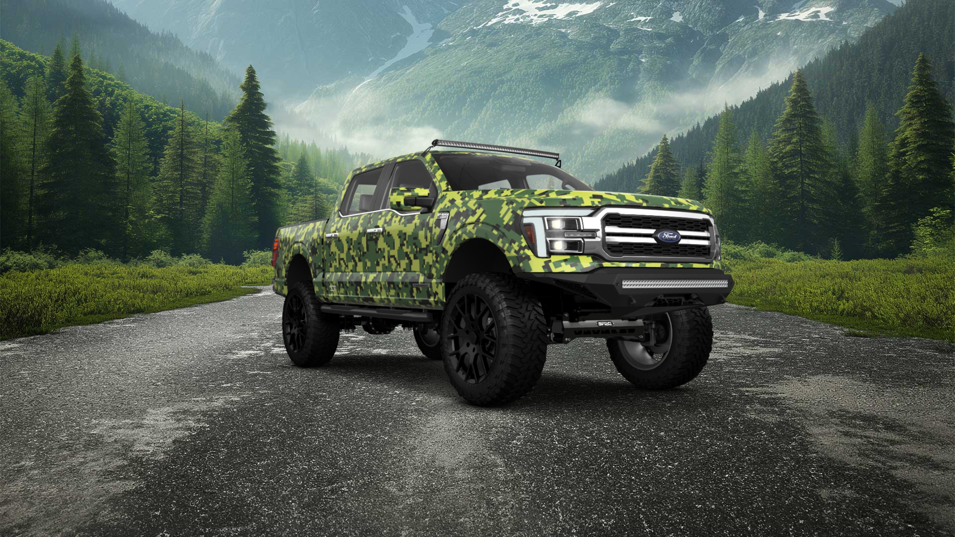 Ford F-150 SuperCrew 4 Door pickup truck 2024 tuning