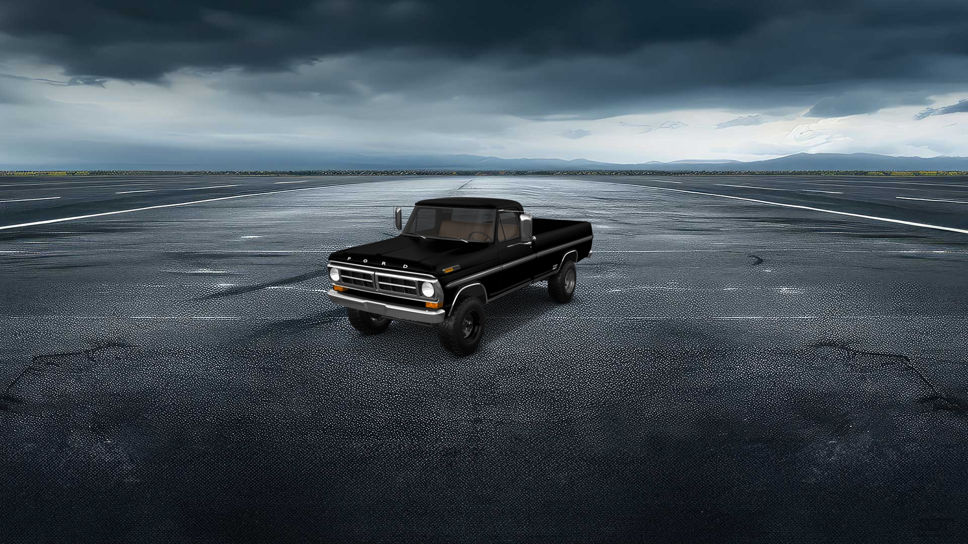 Ford F-250 2 Door pickup truck 1971