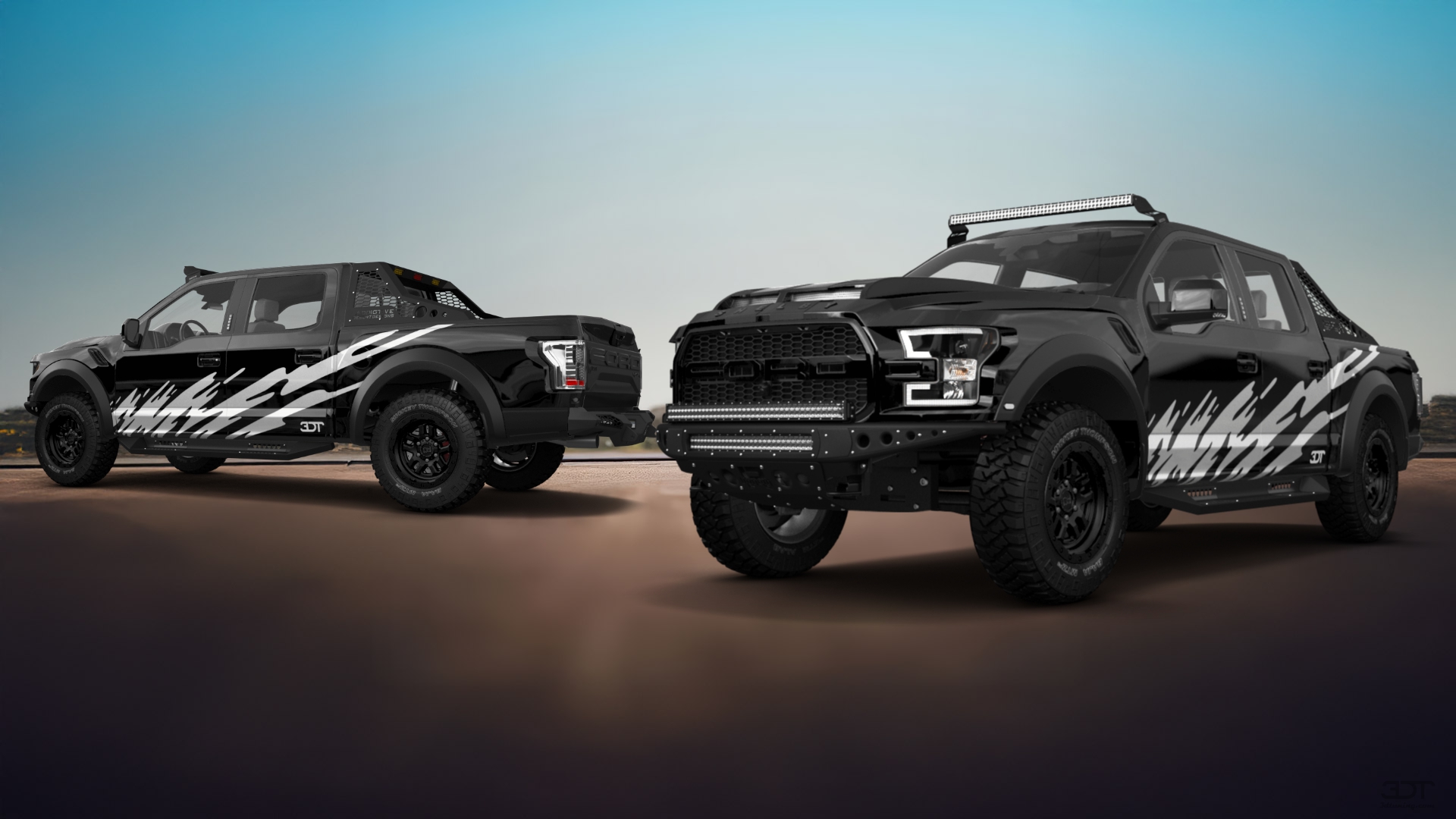 Ford F-150 Raptor 4 Door pickup truck 2017