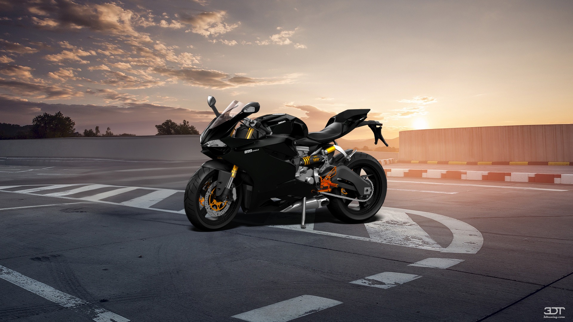 Ducati 899 Panigale Sport Bike 2015 tuning