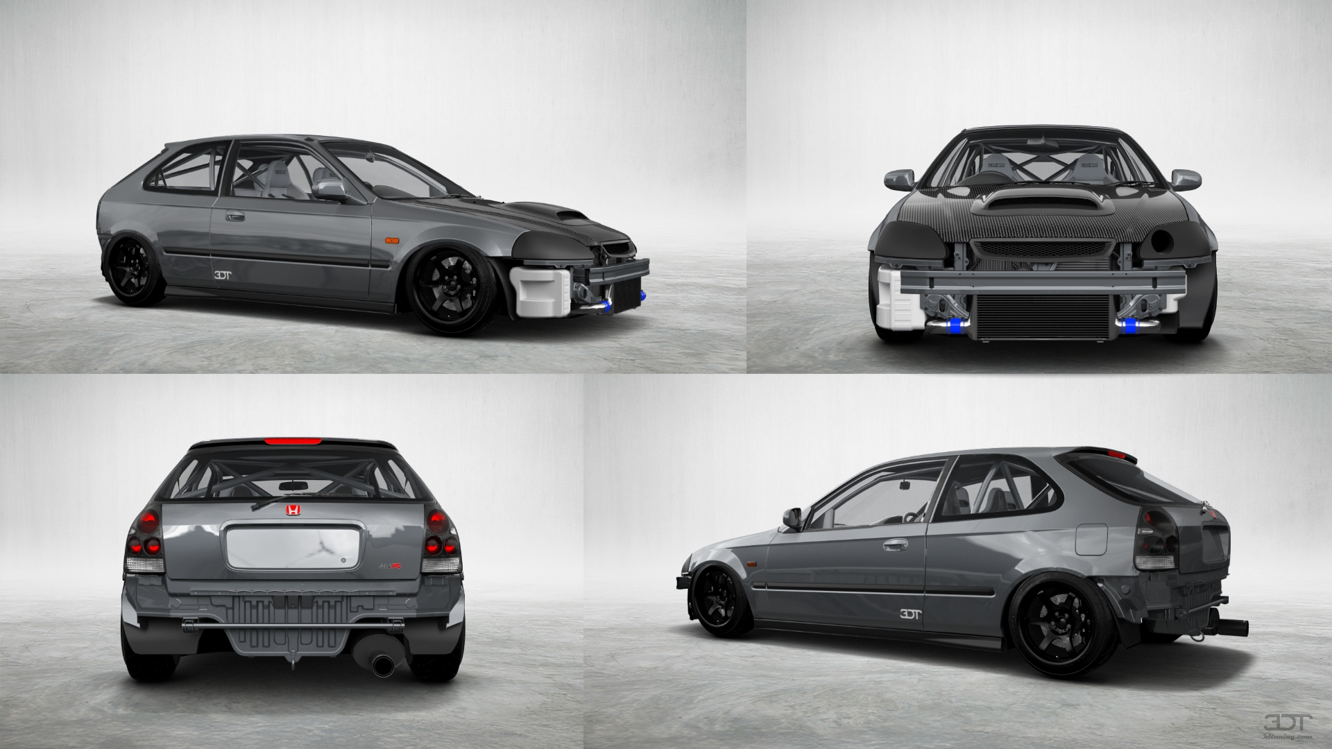 Honda Civic 3 Door Hatchback 1997 Images