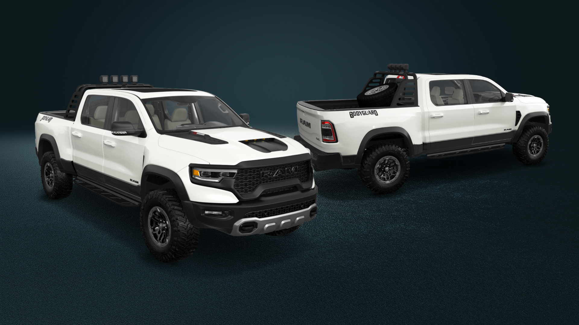 Dodge Ram 1500 TRX 4 Door pickup truck 2021