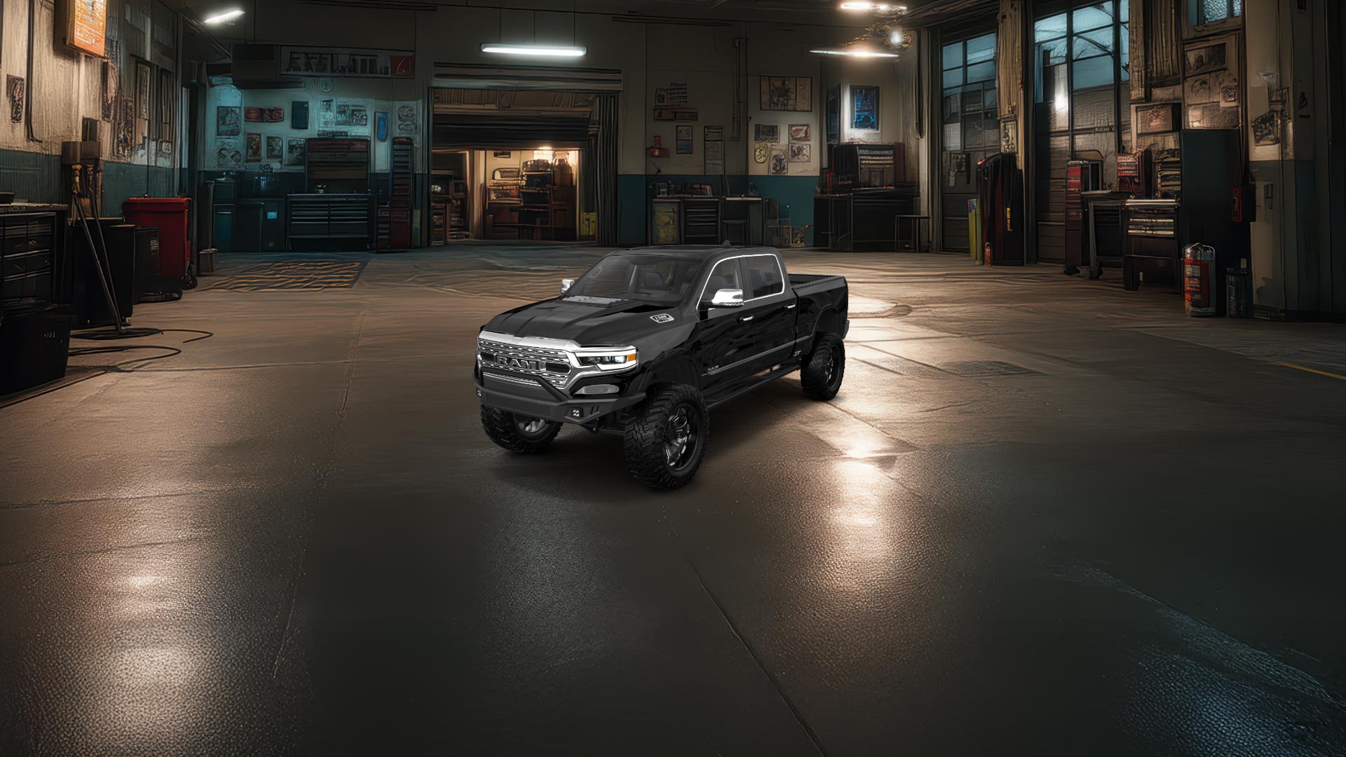 Dodge Ram 1500 Crew Cab 6.4' box 4 Door Truck 2020 tuning