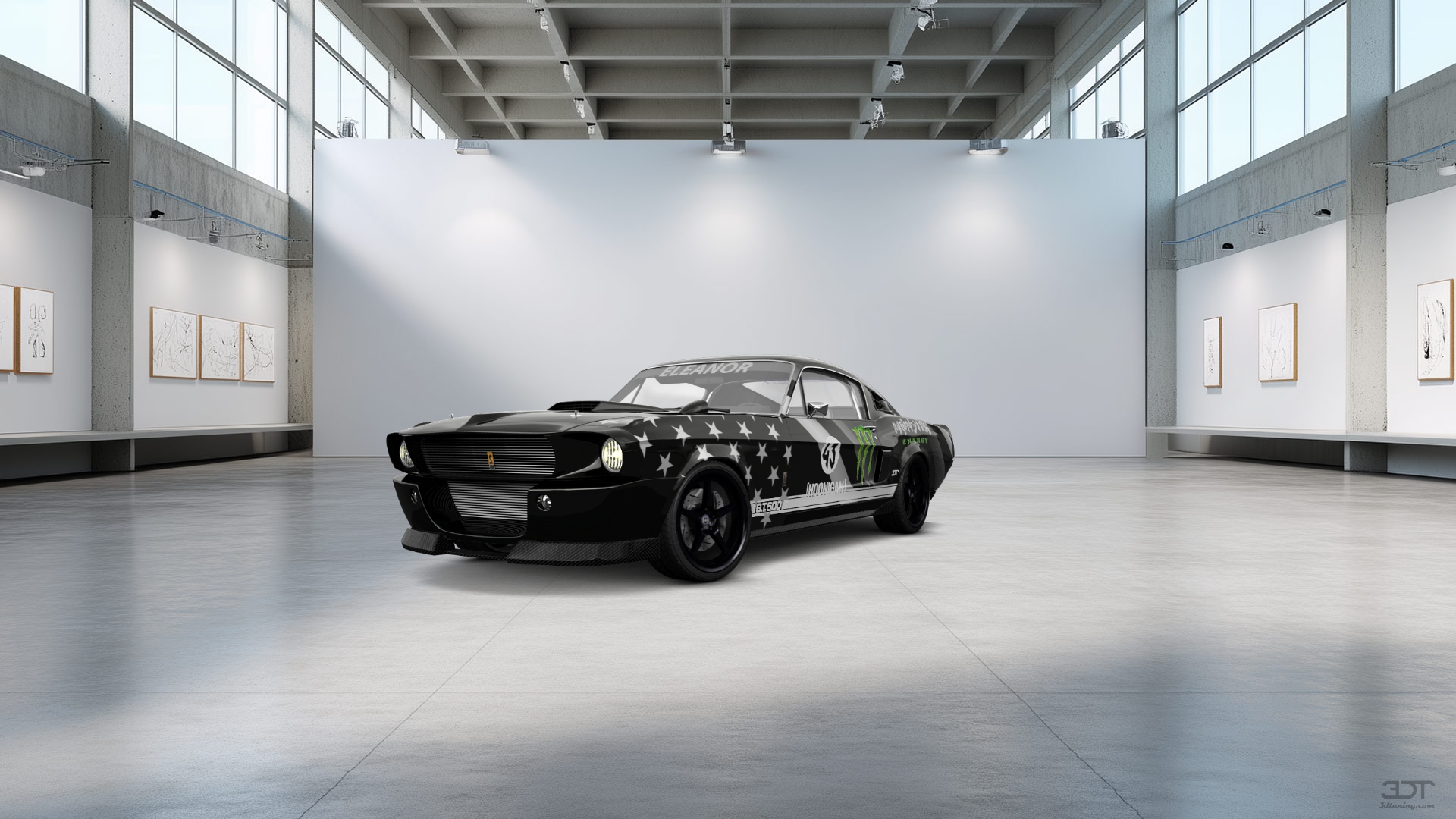 Mustang GT500 2 Door Coupe 1968 tuning