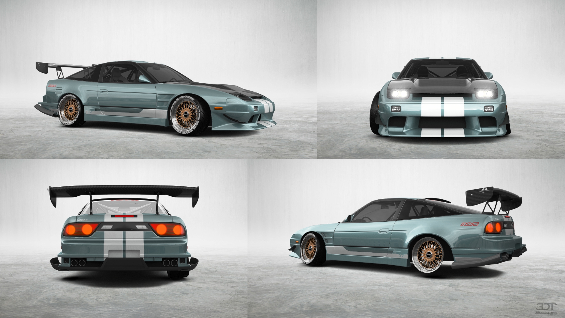 Nissan 240SX 3 Door Hatchback 1989 tuning