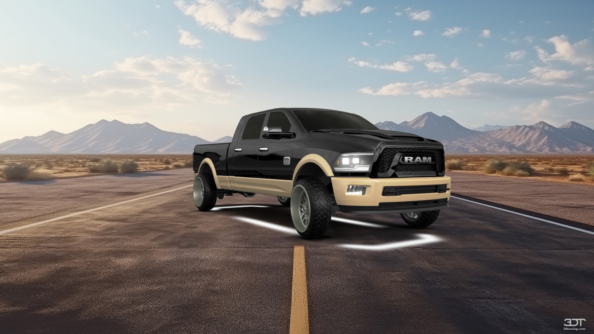 Dodge Ram 2500 Mega Cab 6.4 ft box 4 Door pickup truck 2010 tuning