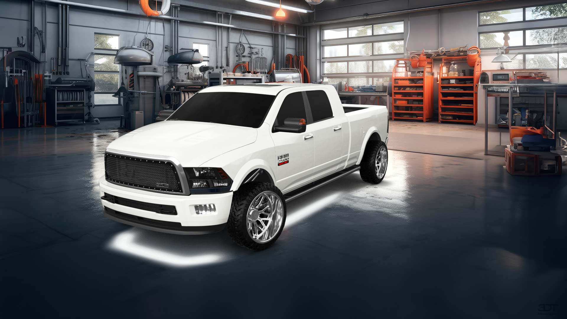 Dodge Ram 2500 Mega Cab 6.4 ft box 4 Door pickup truck 2010