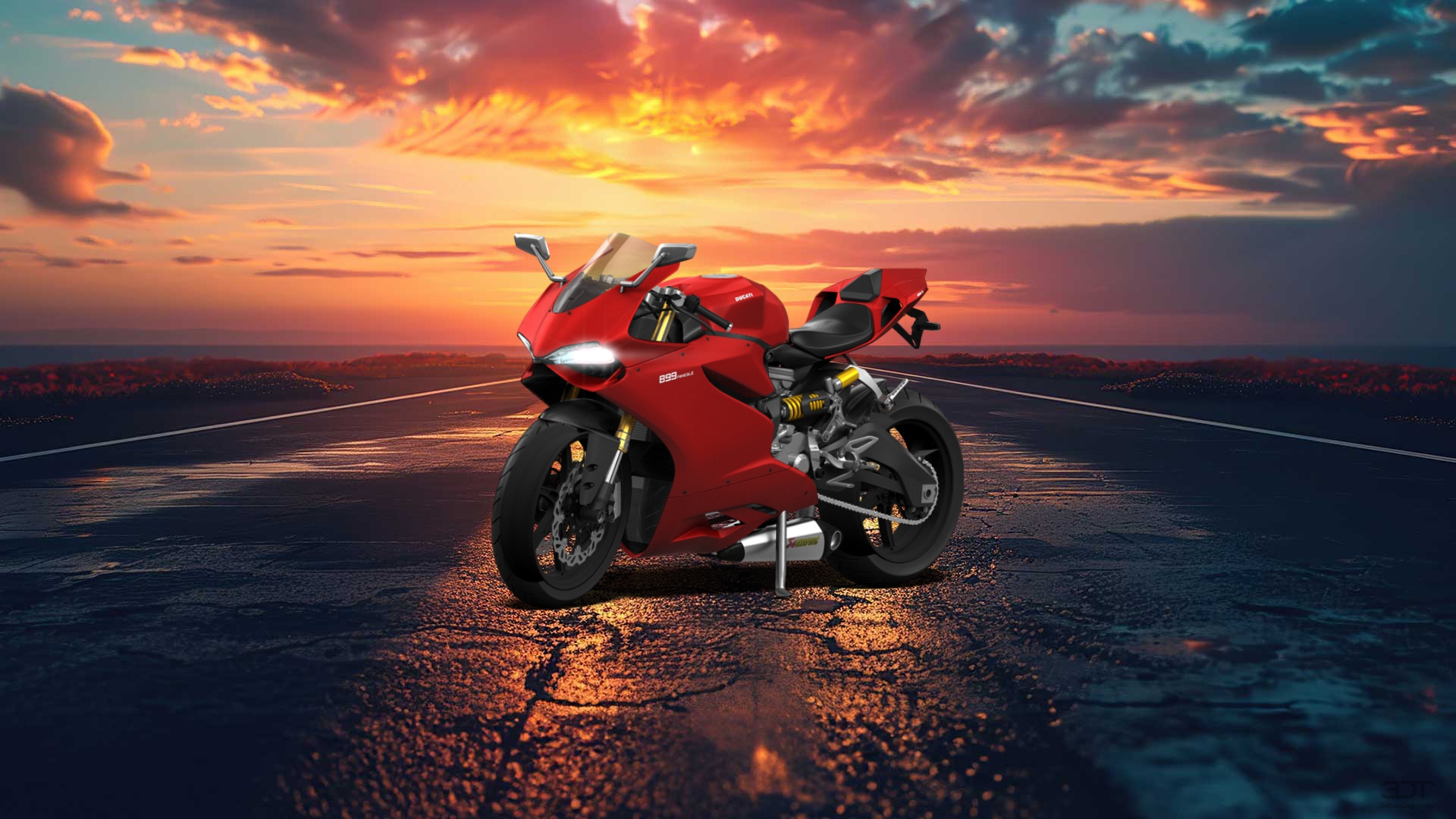 Ducati 899 Panigale Sport Bike 2015