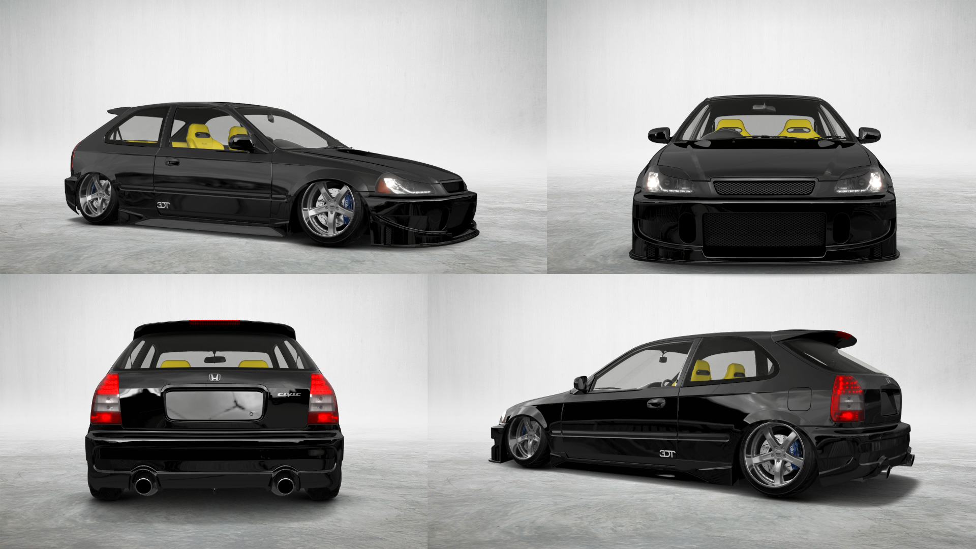 Honda Civic 3 Door Hatchback 1997 tuning