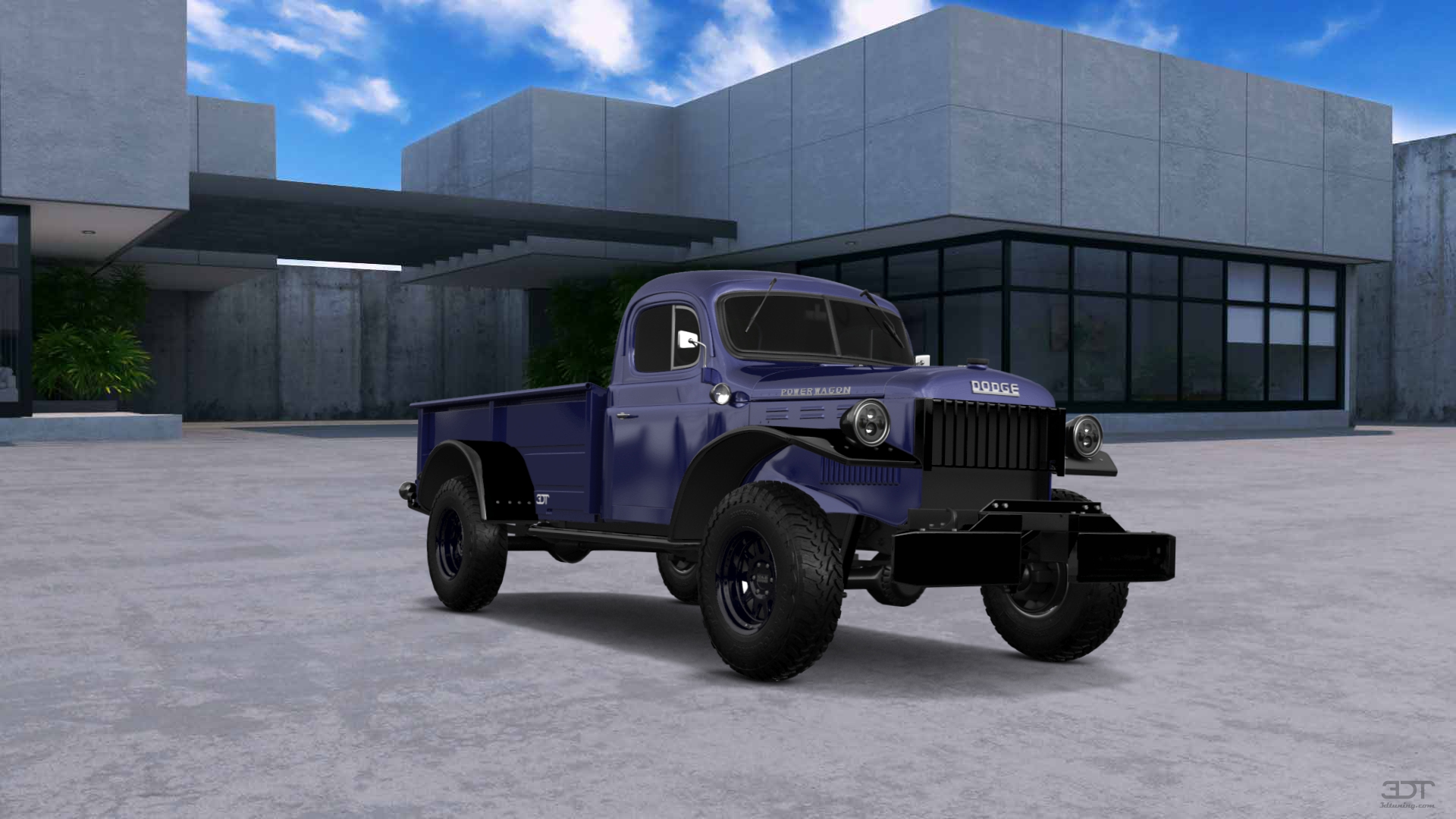 Dodge Power Wagon 2 Door pickup truck 1947 tuning