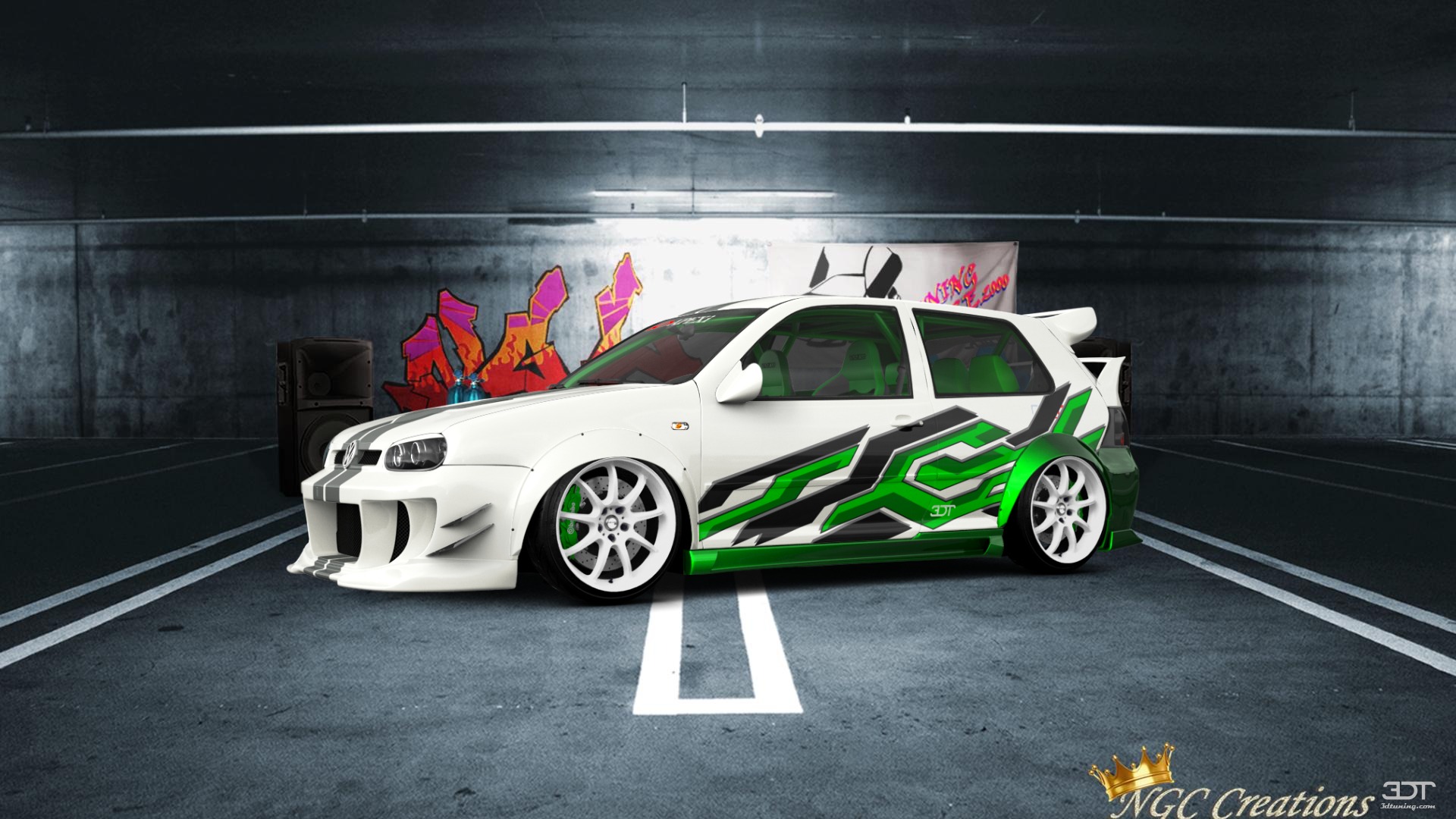 Volkswagen Golf 4 (mk4) 3 Door Hatchback 1997 tuning