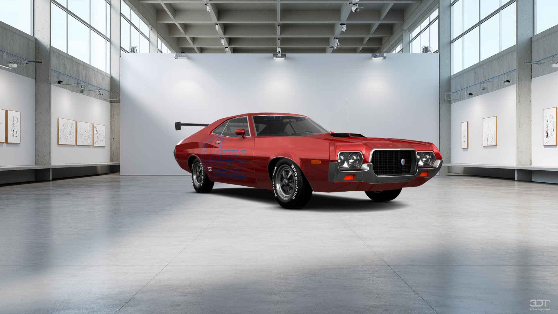 Tuning Ford Gran Torino Sport 2 Door Hardtop 1972