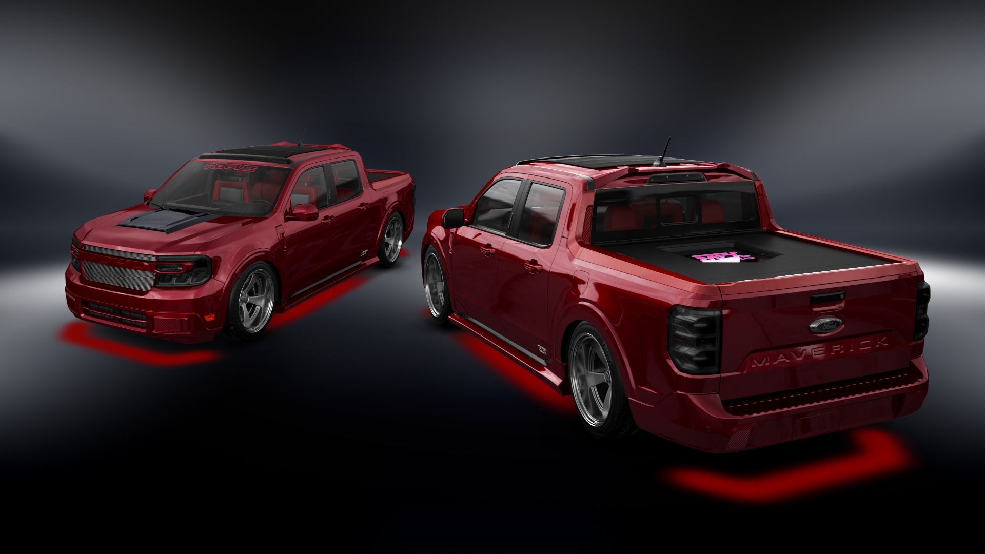 Ford Maverick 4 Door pickup truck 2022 tuning