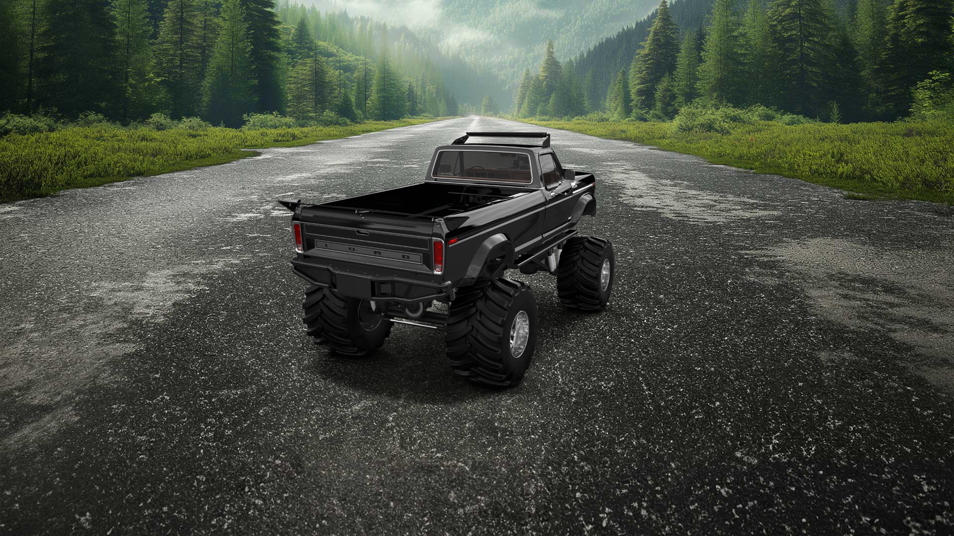 Ford F-350 Dually 2 Door pickup truck 1974 tuning