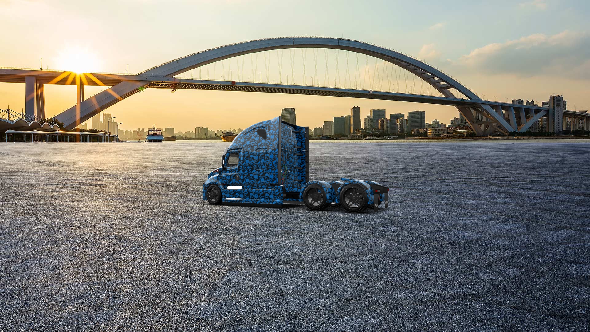 Freightliner Cascadia Sleeper Cab Truck 2018 tuning