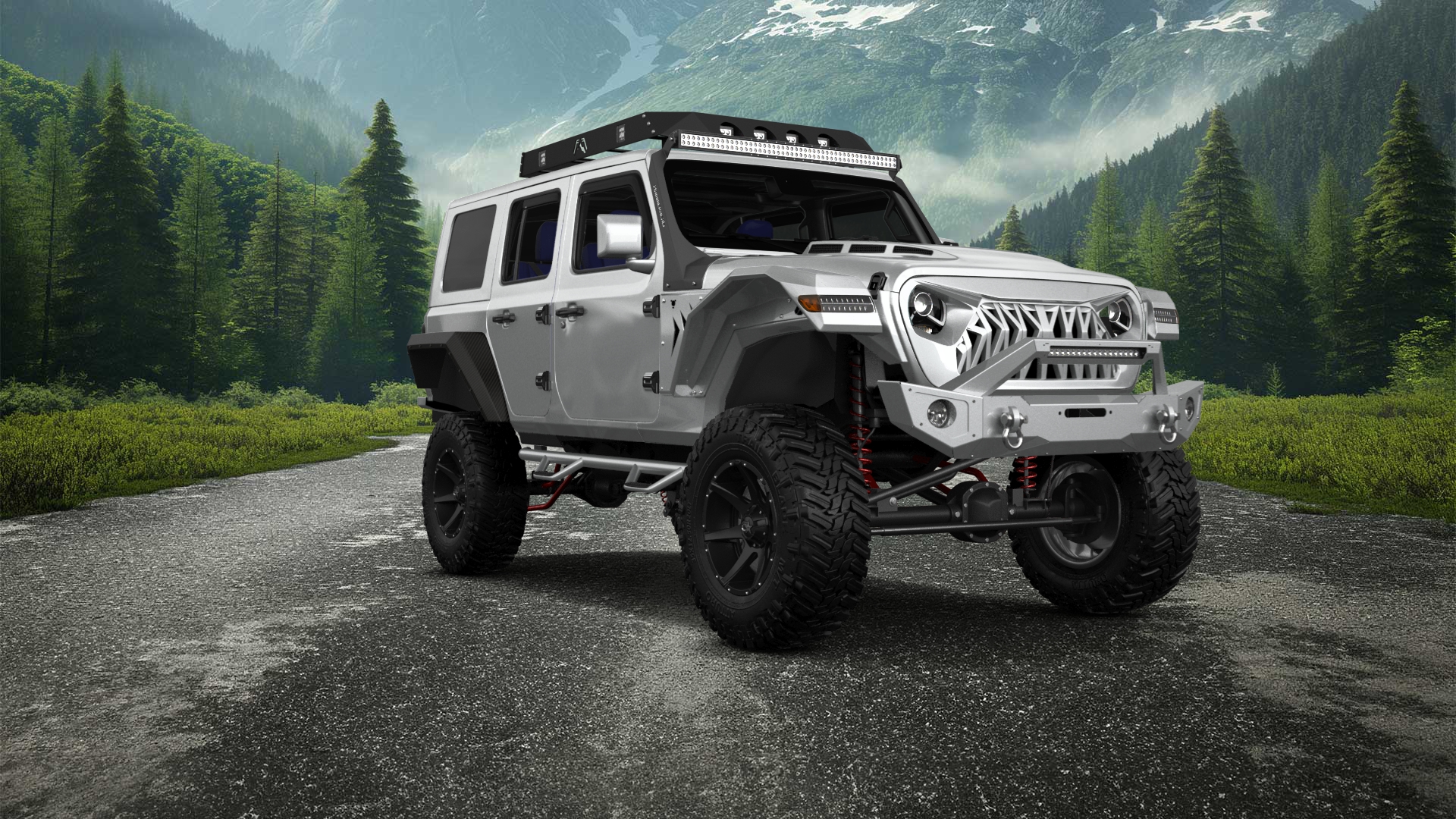 Jeep Wrangler Rubicon JL 4 Door SUV 2017 tuning