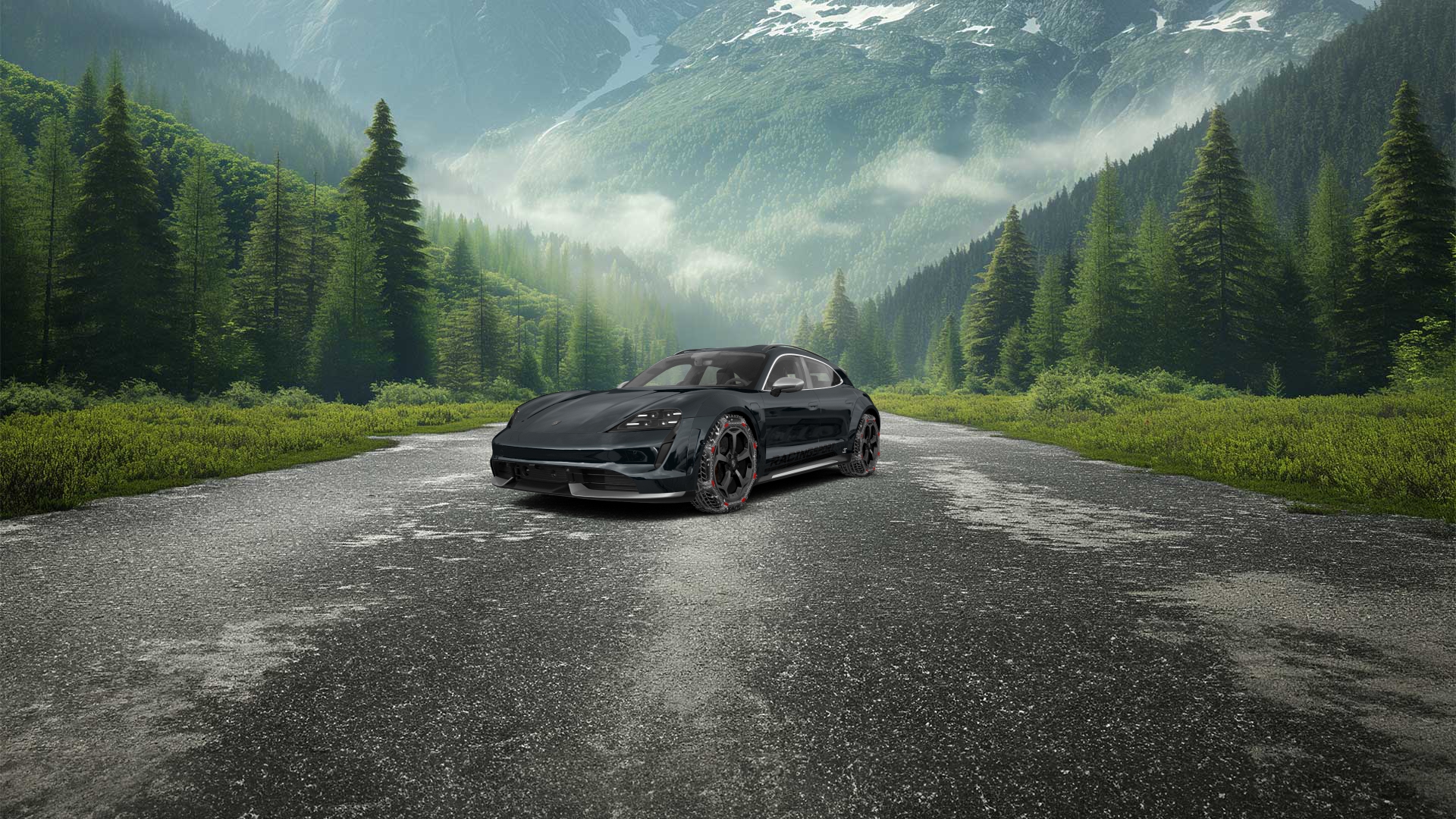 Porsche Taycan Sport Turismo Shooting Brake 2019 tuning