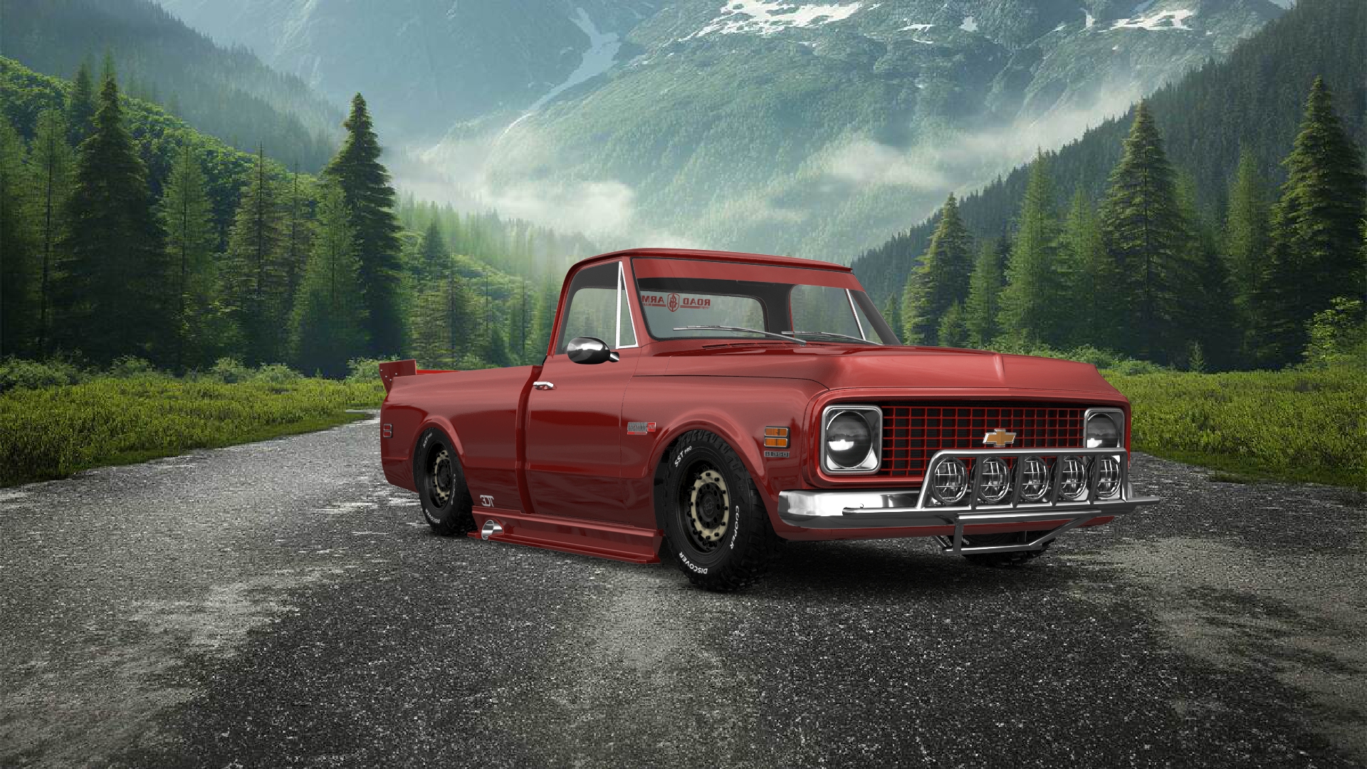 Chevrolet C-10 Cheyenne 2 Door pickup truck 1972 tuning