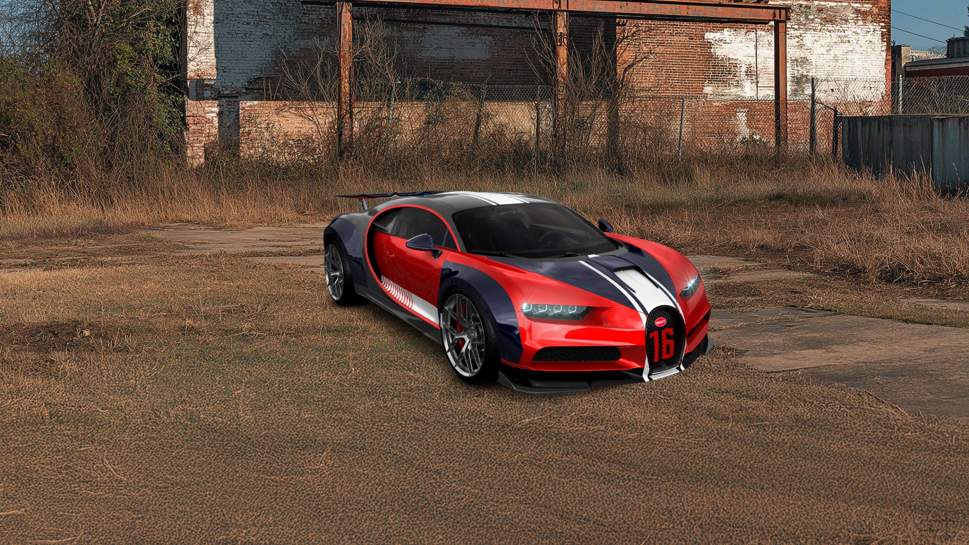 Bugatti Chiron 2 Door Coupe 2016 tuning