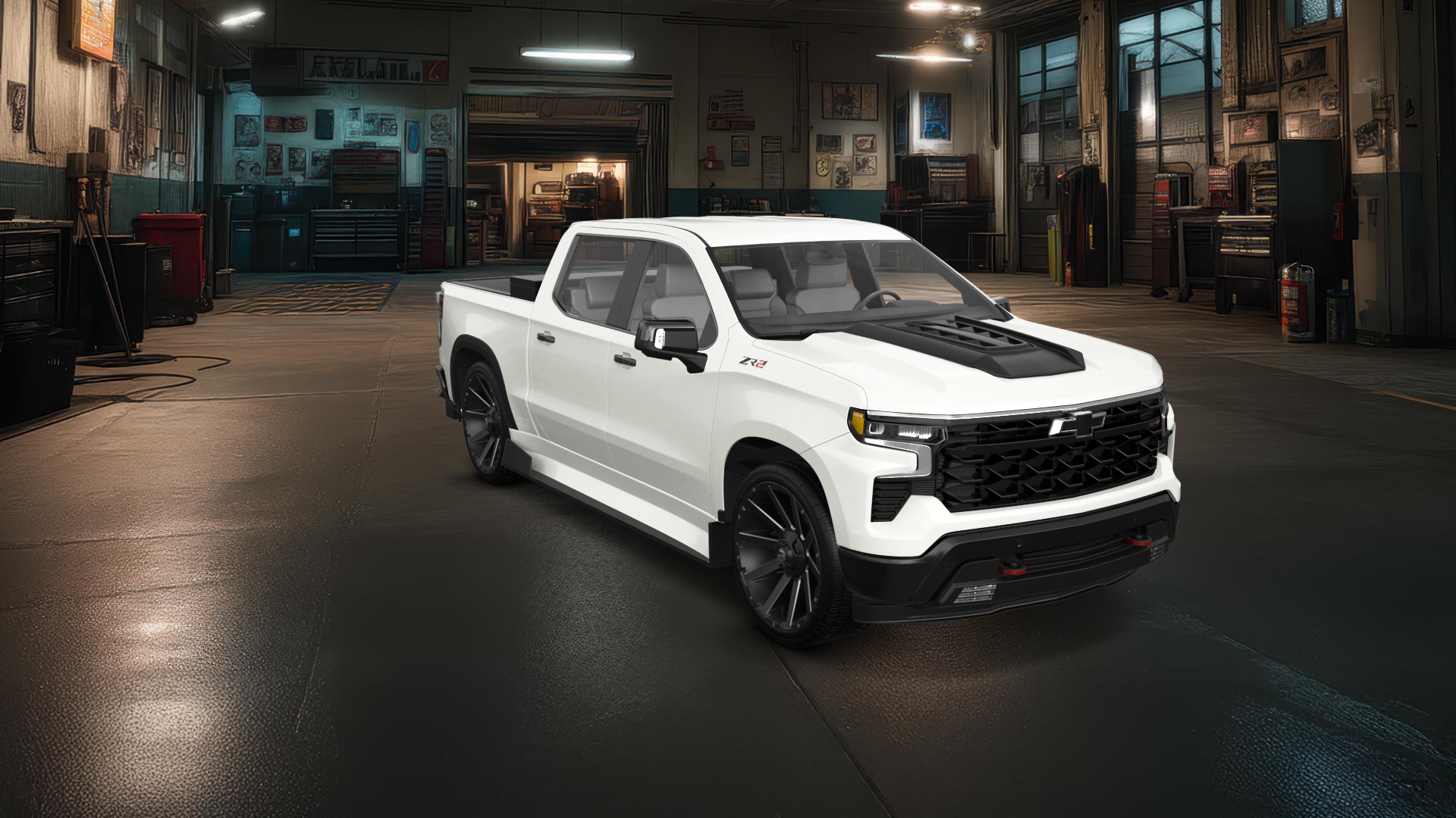Chevrolet Silverado 1500 Crew Cab 5.8 ft box 4 Door pickup truck 2023 tuning