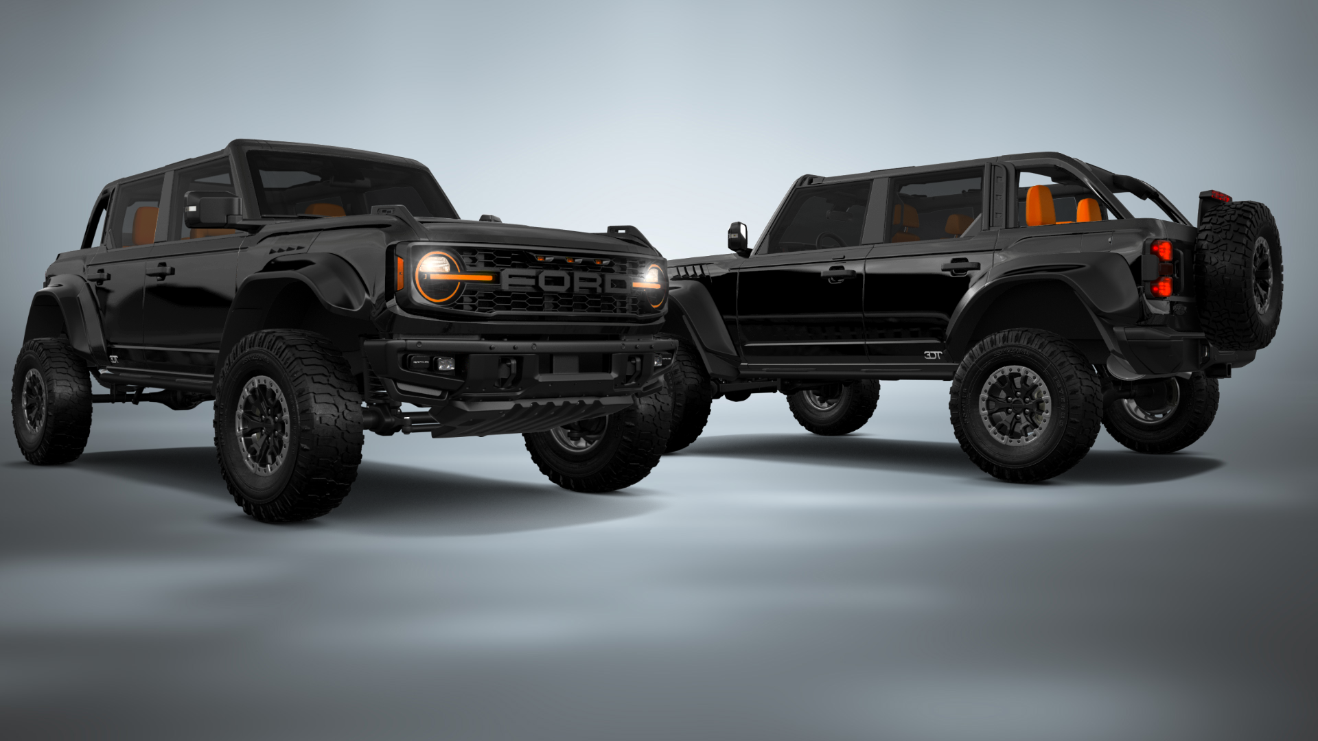 Tuning Ford Bronco Raptor 4 Door pickup truck 2022