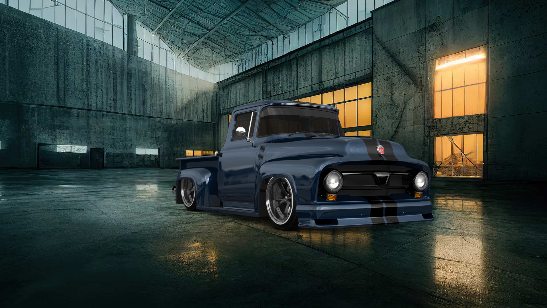 Ford F-100 2 Door truck 1956 tuning