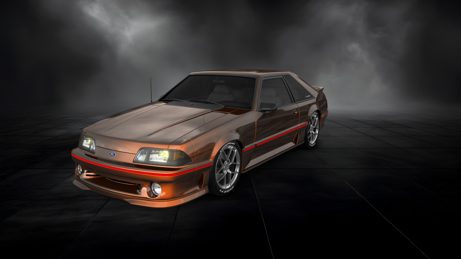 Ford Mustang 3 Door Hatchback 1988 tuning
