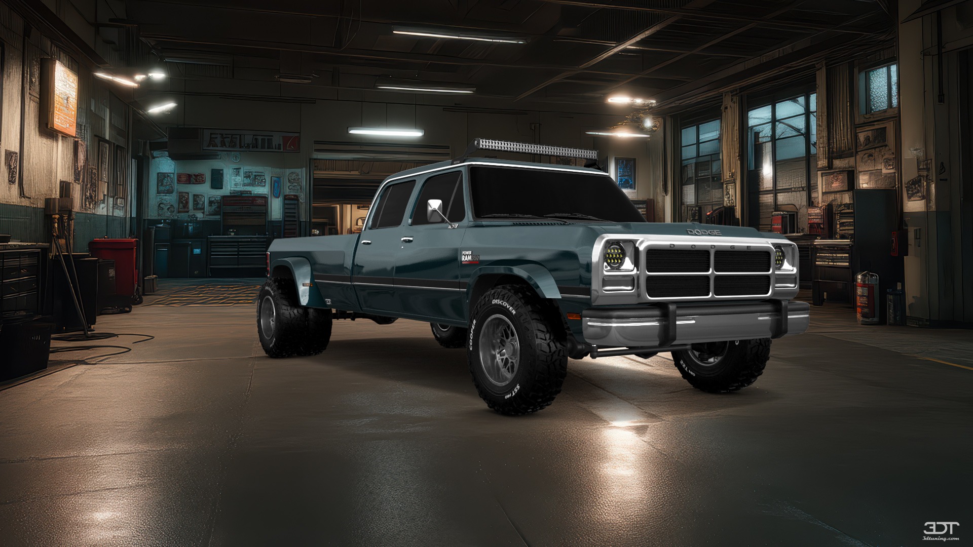 Dodge Ram 350 4 Door pickup truck 1991 tuning