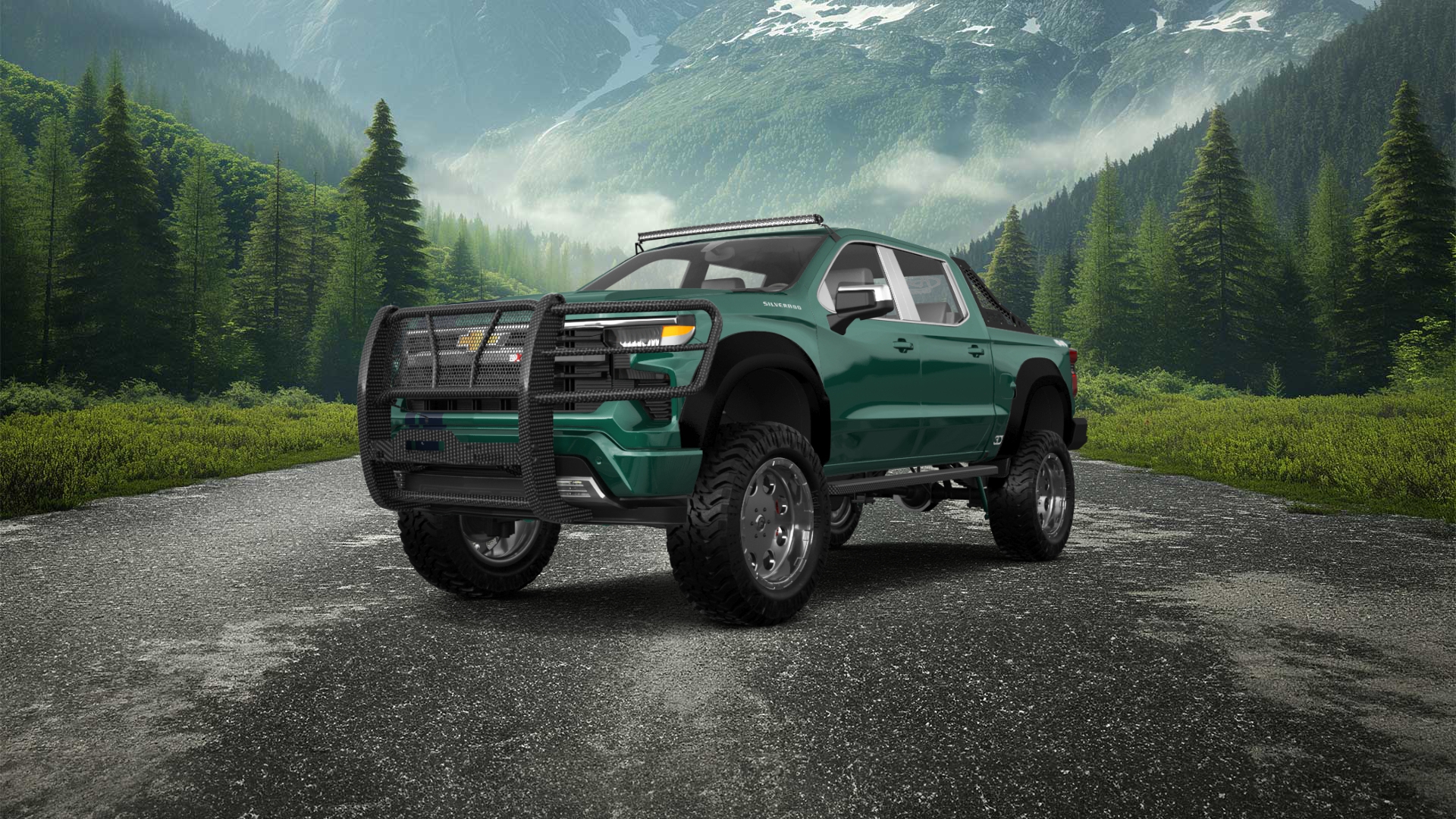 Chevrolet Silverado 1500 Crew Cab 5.8 ft box 4 Door pickup truck 2023 tuning