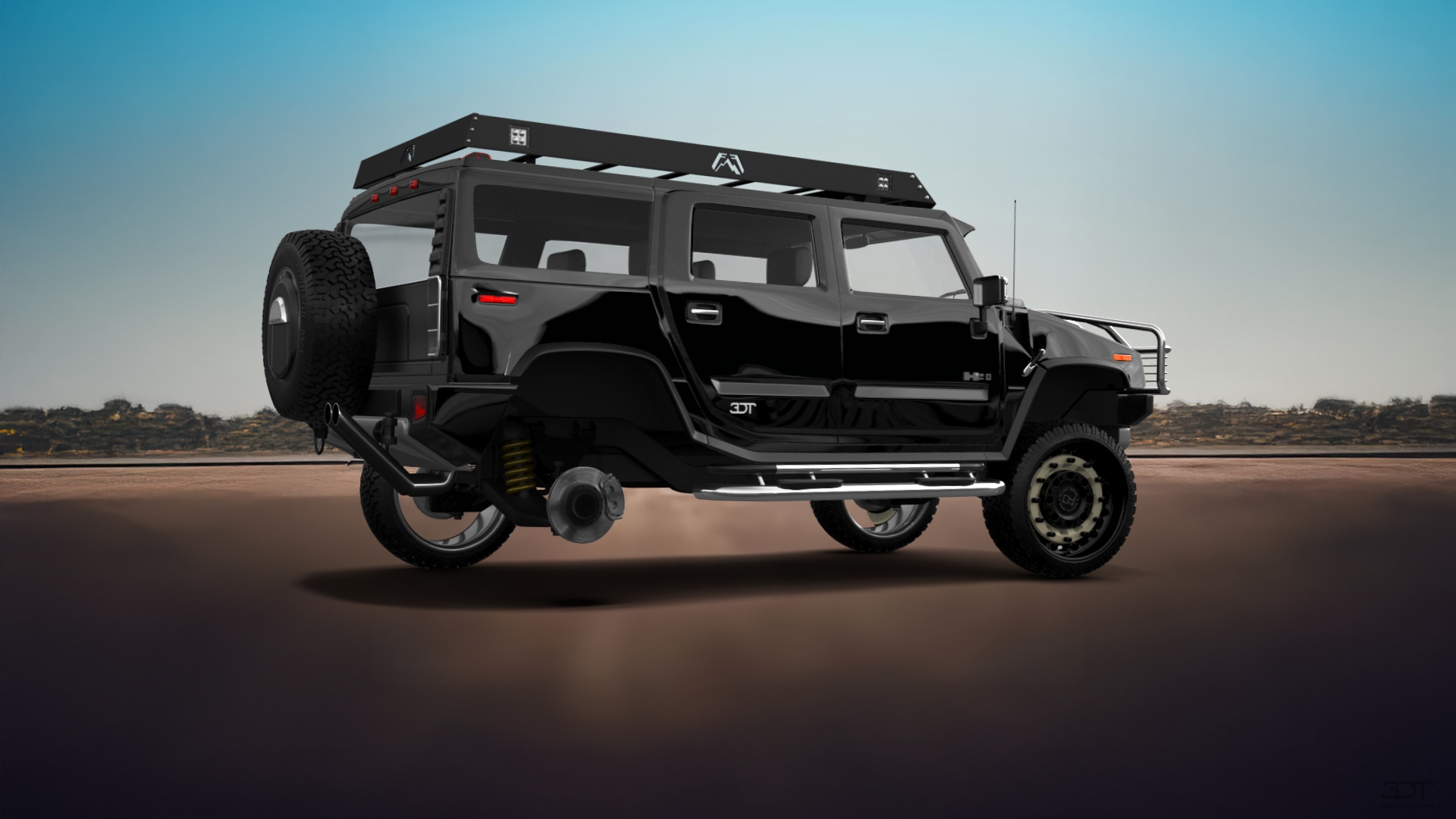 UnmatchedPoint2's Hummer H2 2003 with Tops, Trunk Lid, Headlights ...