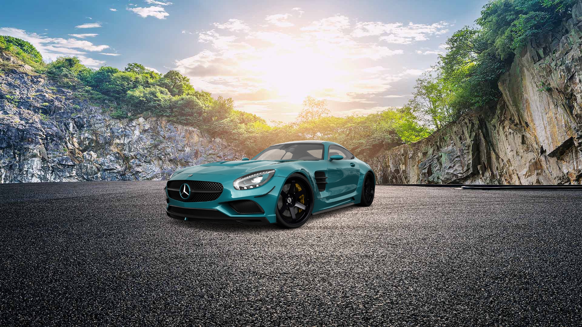 Mercedes AMG GT 2 door fastback coupe 2016