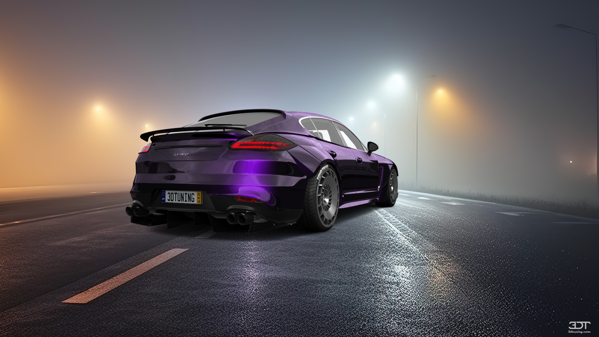 Porsche Panamera 4 door fastback saloon 2011
