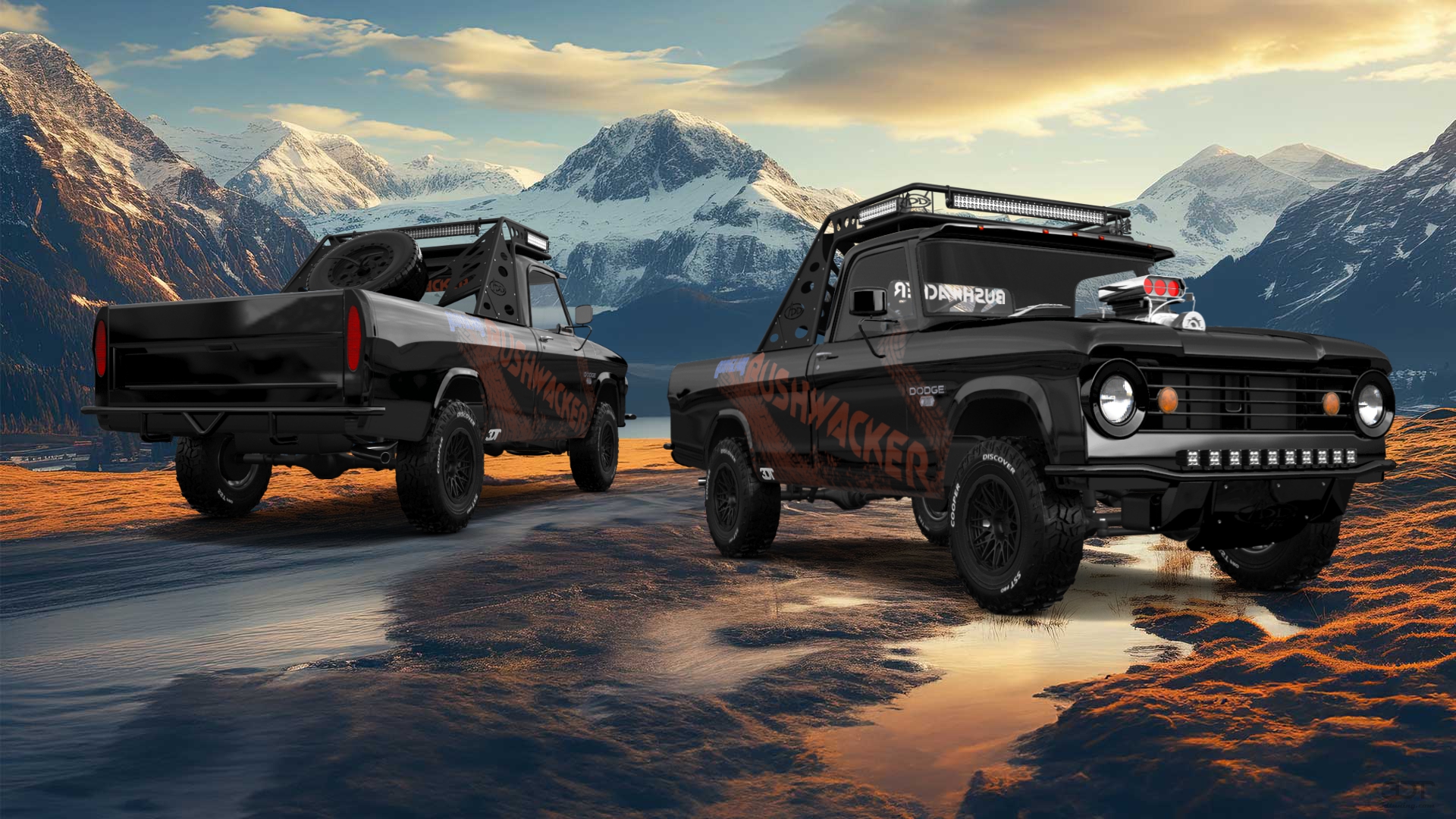 Dodge Power Wagon W200 2 Door pickup truck 1966 tuning