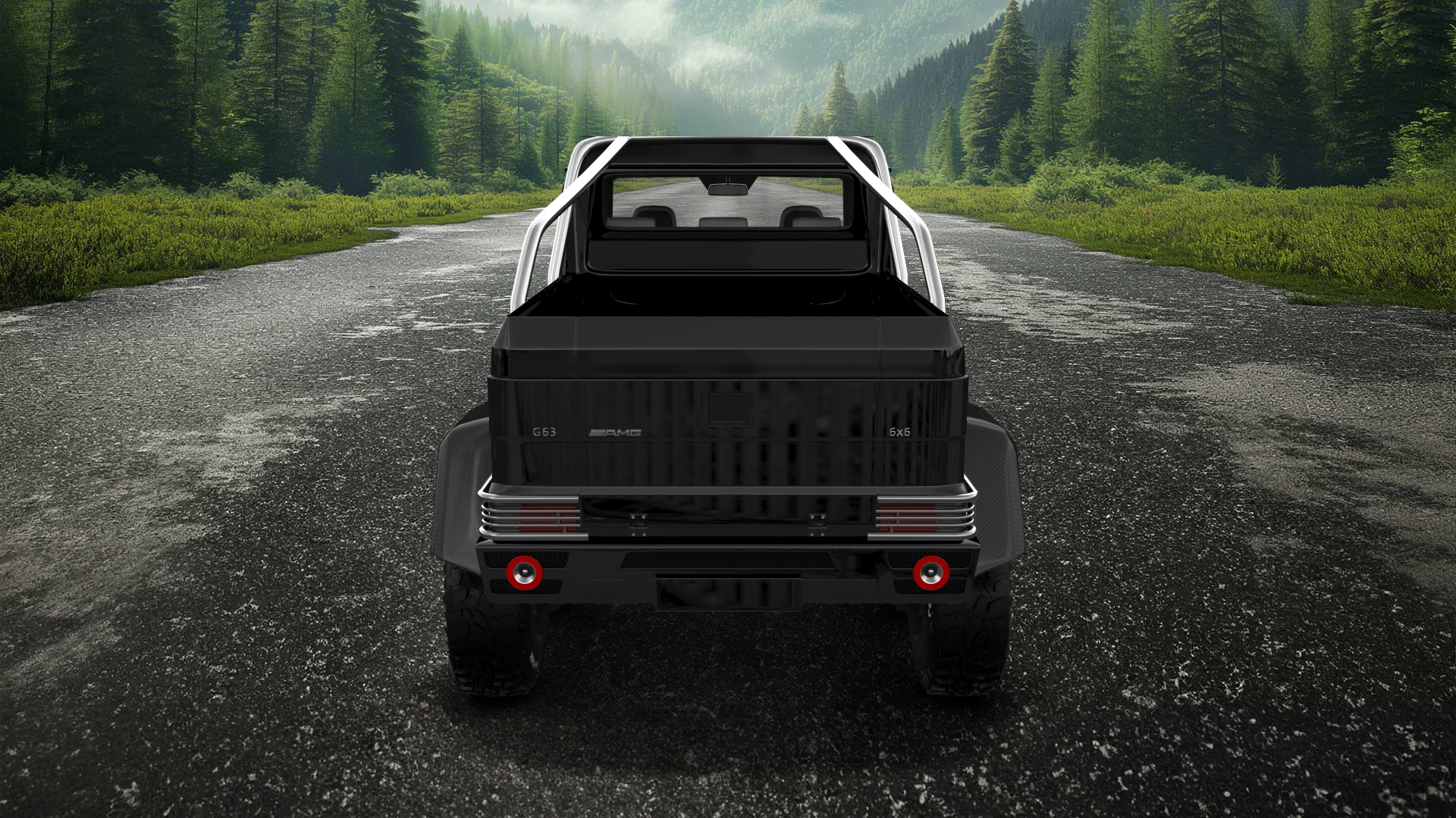 Mercedes G 63 AMG 6x6 4 Door pickup truck 2013