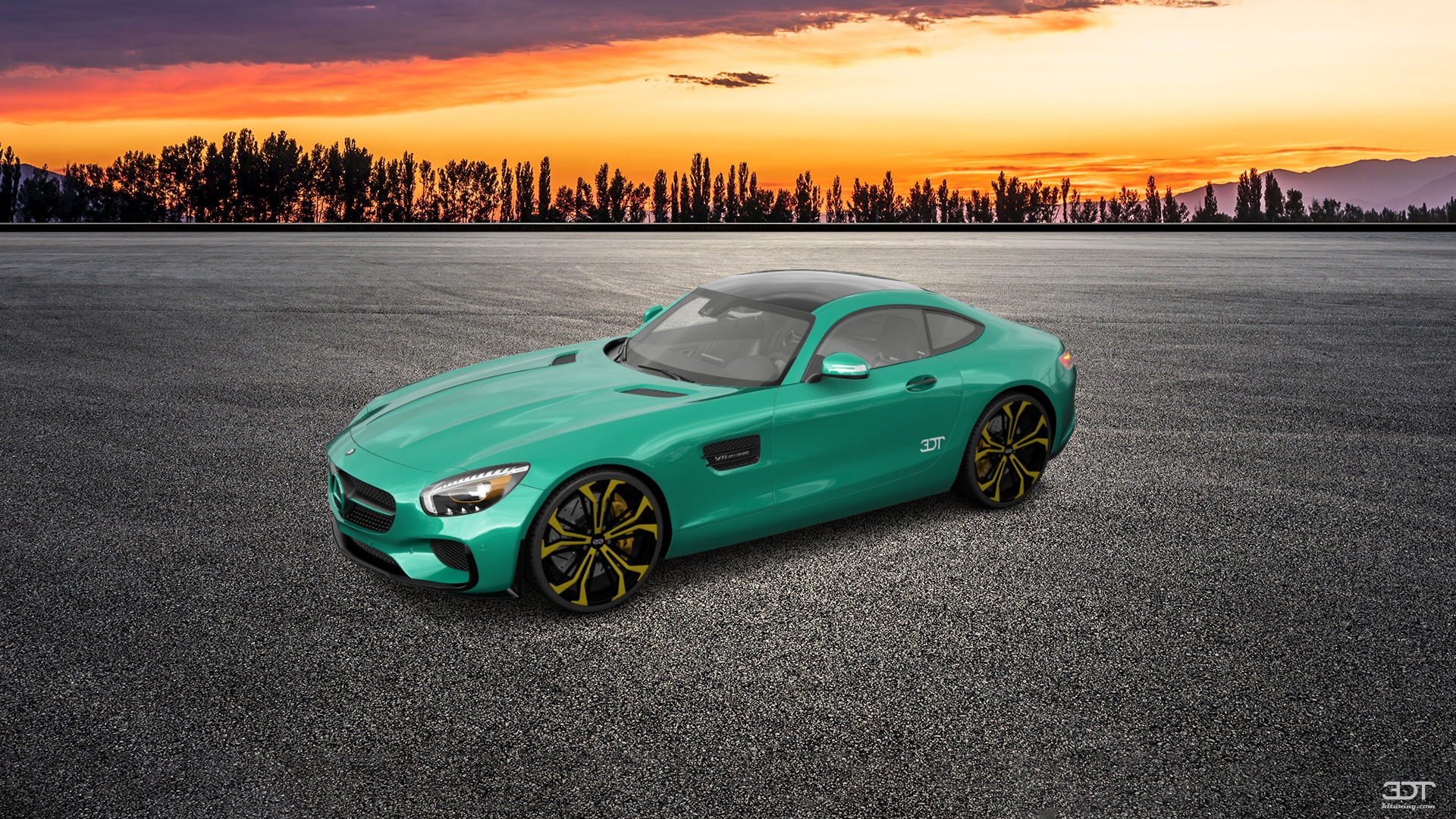 Mercedes AMG GT 2 door fastback coupe 2016