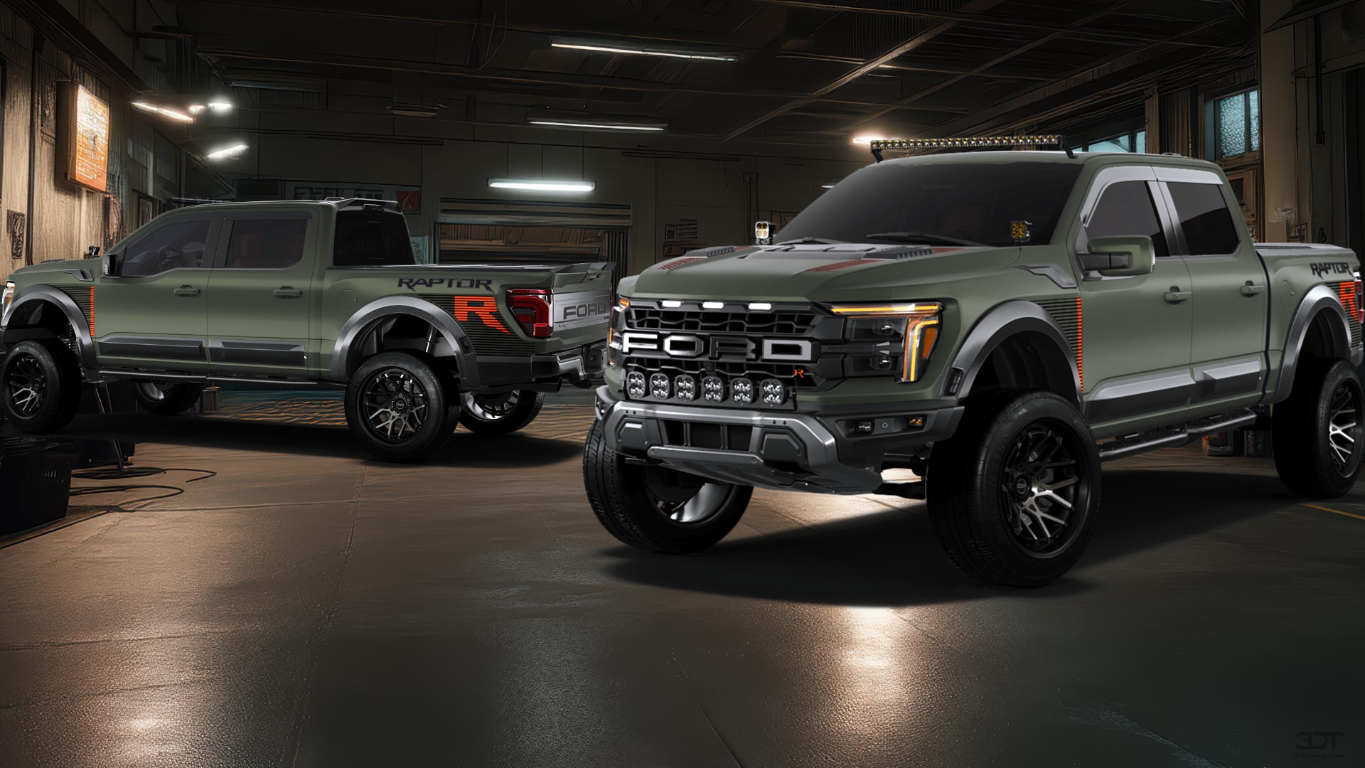 Ford F-150 Raptor 4 Door pickup truck 2024 tuning