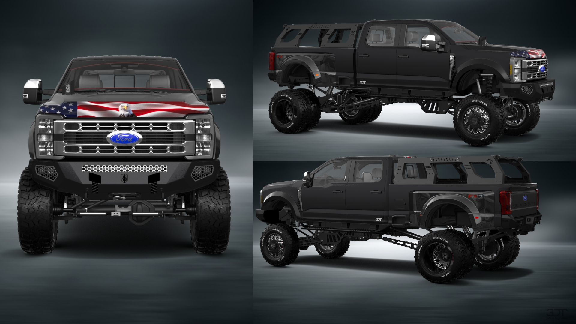 Ford F-350 DRW Crew Cab 4 Door pickup truck 2023 tuning