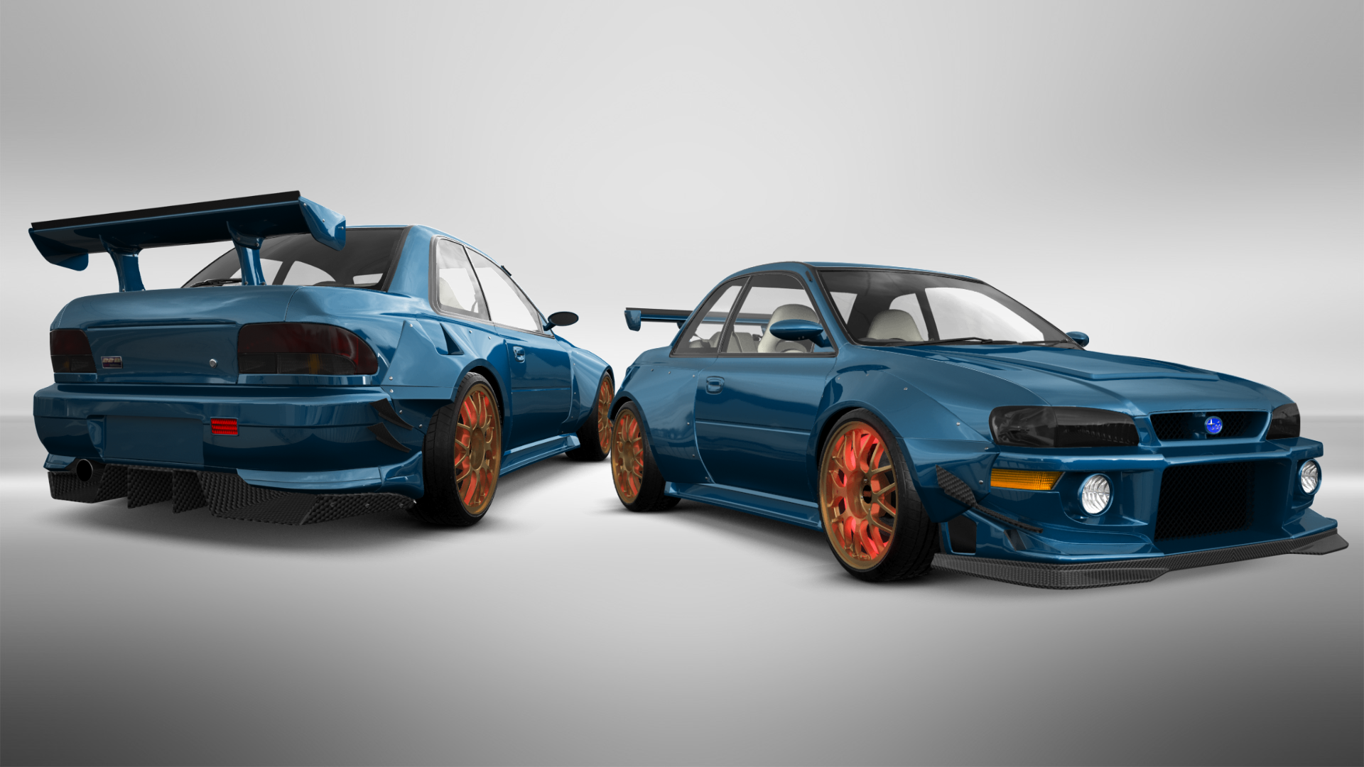 Subaru Impreza WRX STI 22B 2 Door Coupe 2000 tuning