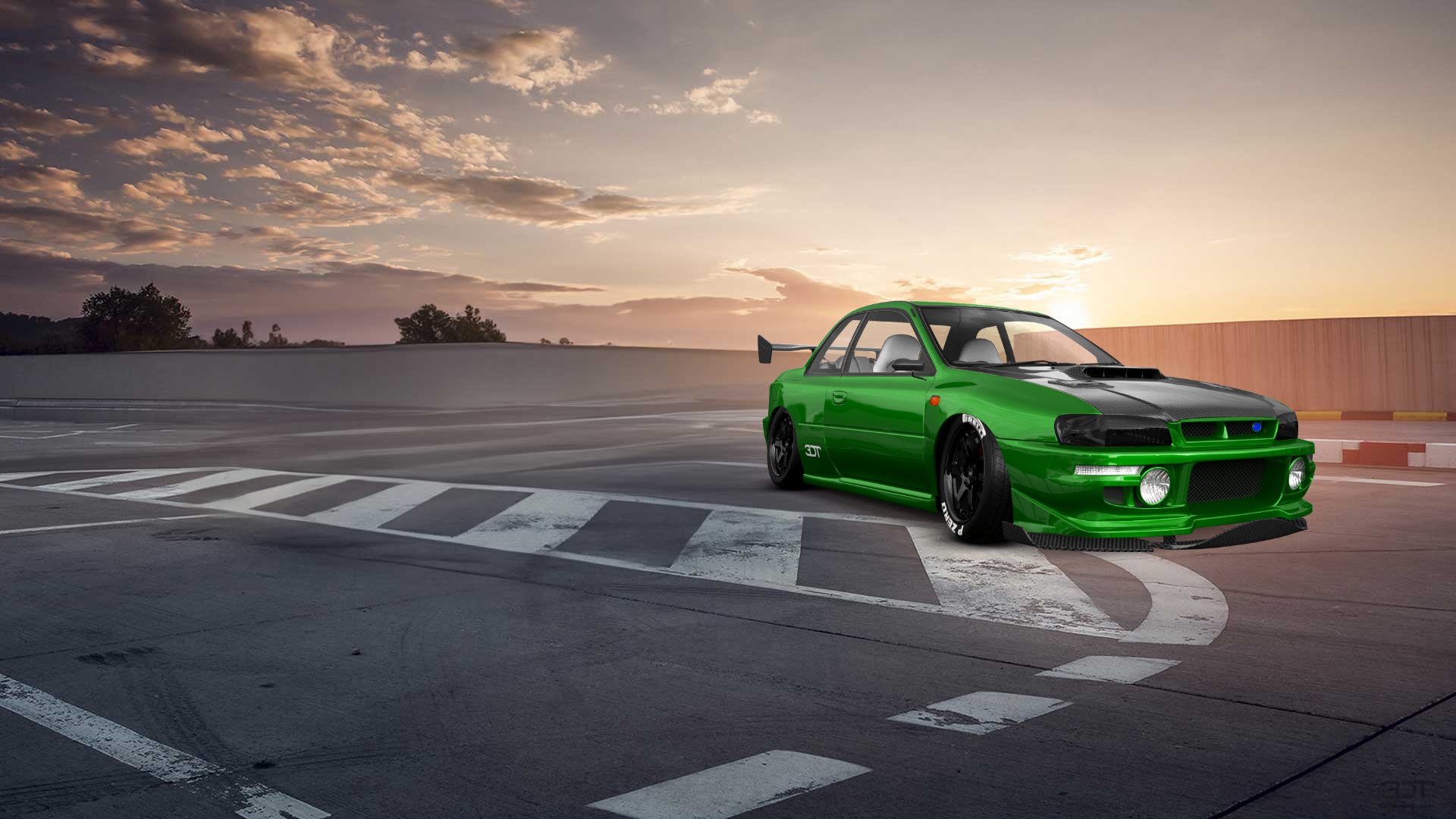 Subaru Impreza WRX STI 22B 2 Door Coupe 2000 tuning