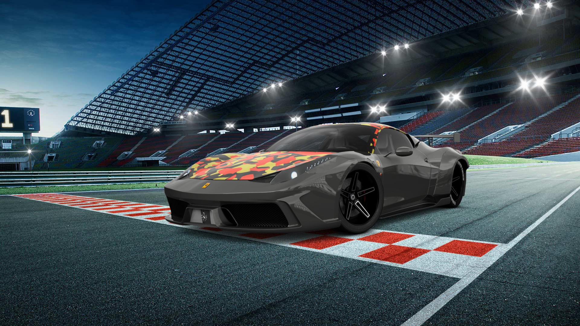 Ferrari 458 Italia 2 door spider 2010 tuning