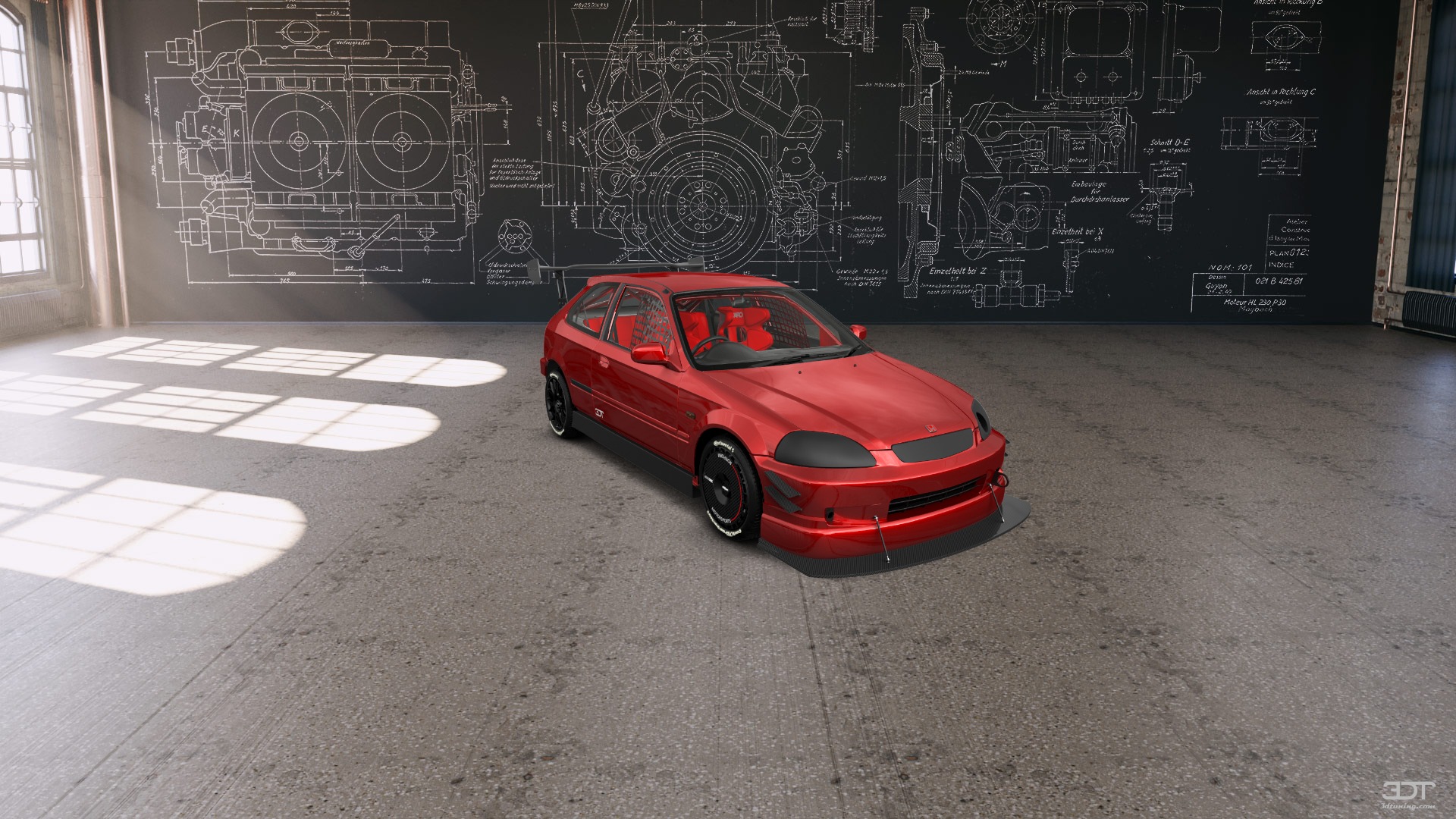 Honda Civic 3 Door Hatchback 1997 tuning