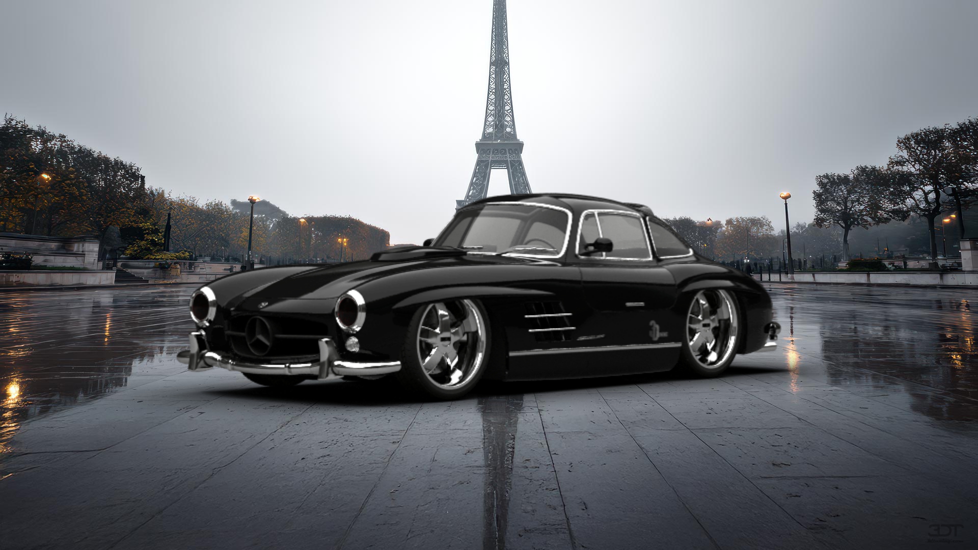 Mercedes 300SL Convertible 1954 tuning